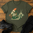 Raketen Schnecke T-Shirt