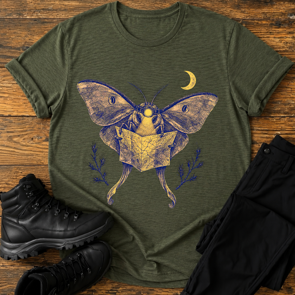 Nachtfalter Stirnlampe T-Shirt