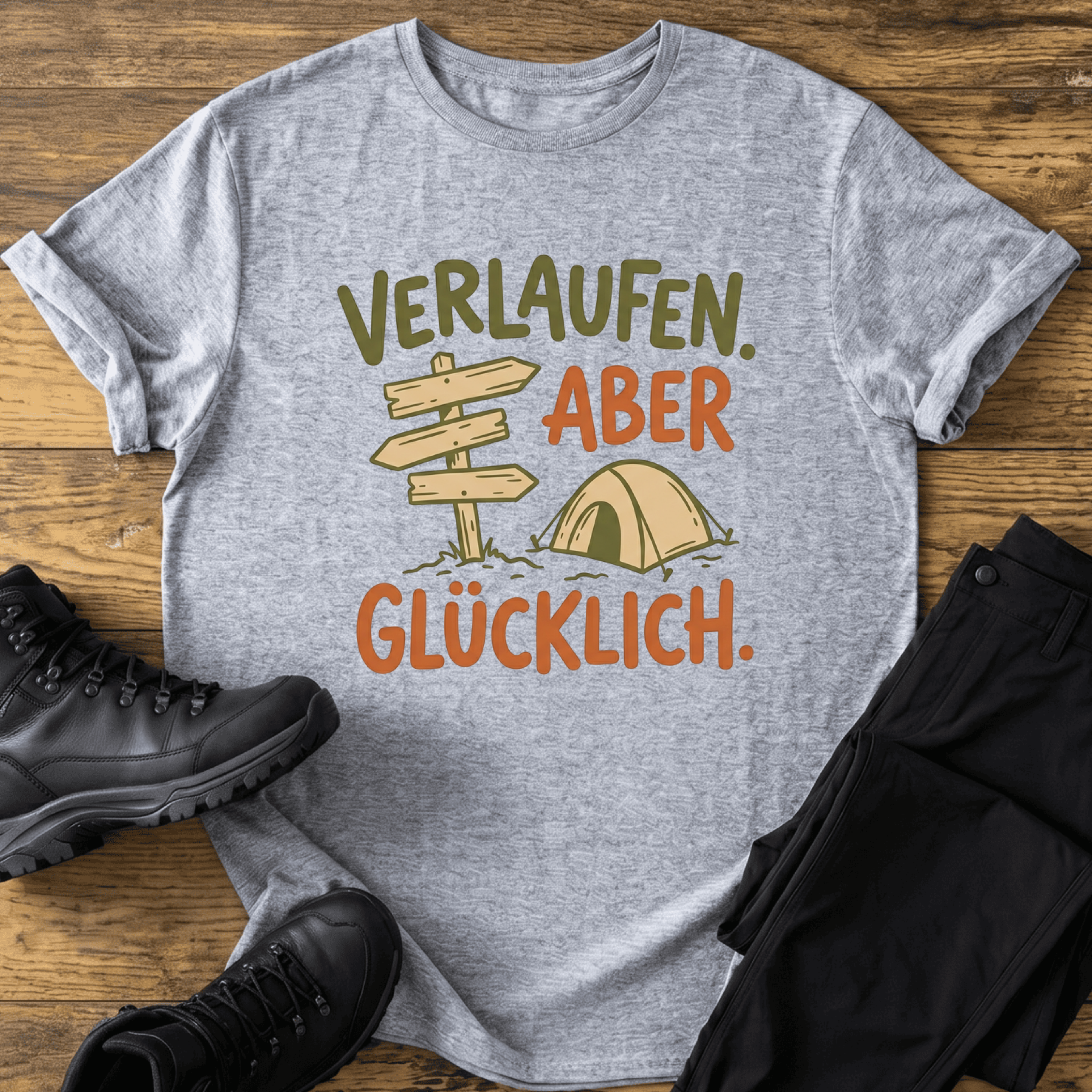 Verlaufen, aber glücklich T-Shirt