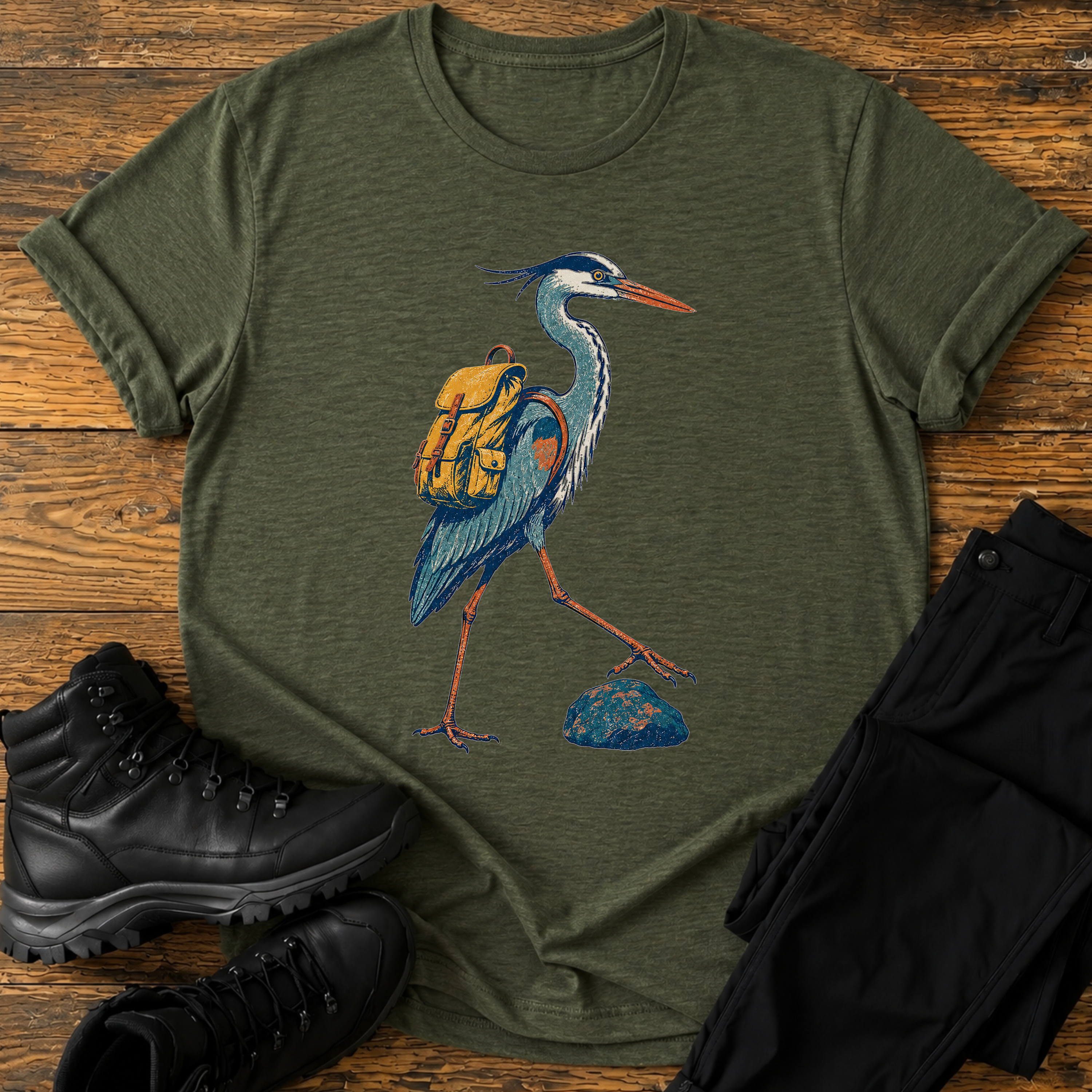 Rucksack statt Rückenwind T-Shirt