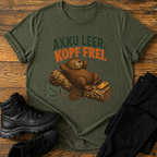 Akku Leer, Kopf frei T-Shirt