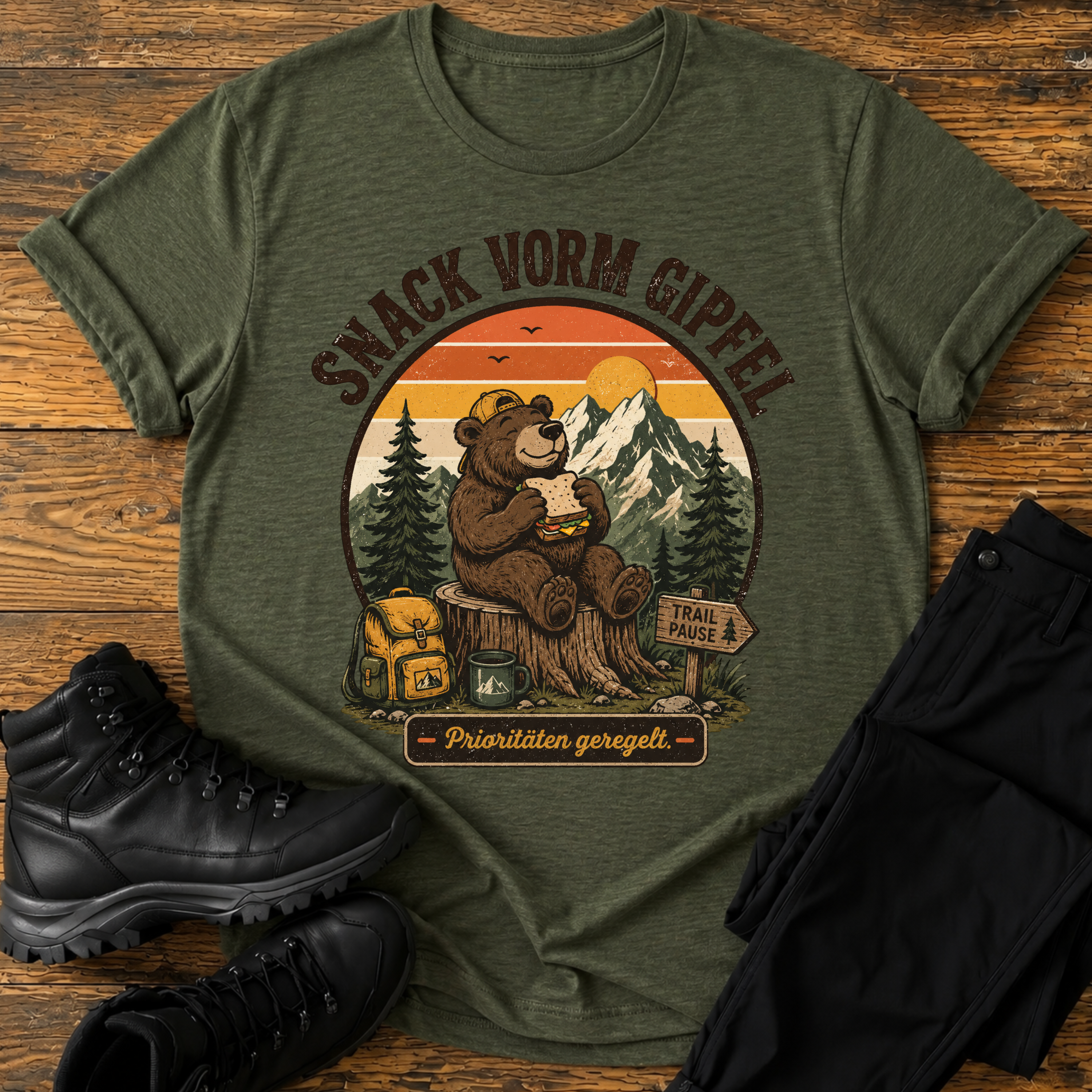 Snack vorm Gipfel T-Shirt