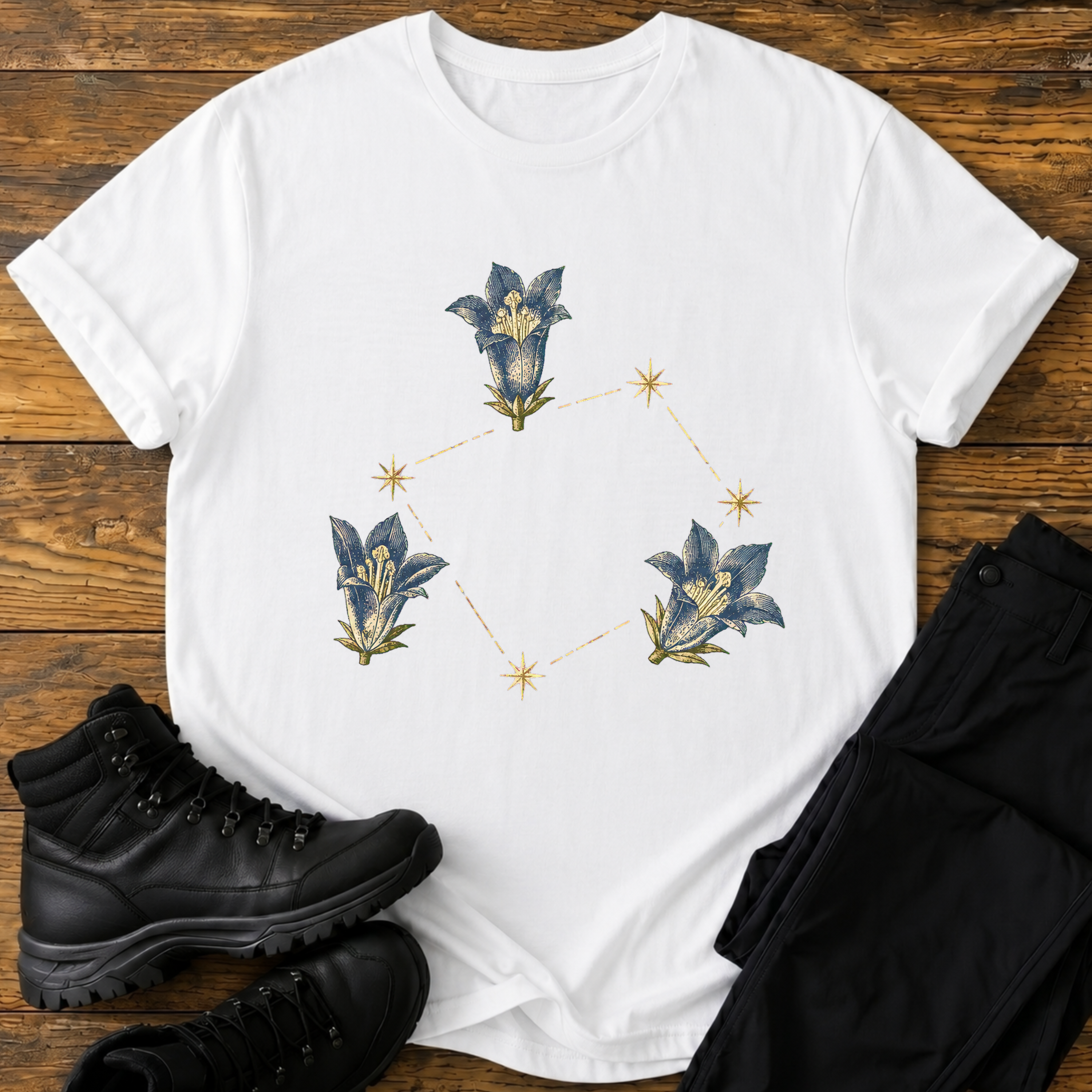 Blumen-Konstellation T-Shirt