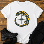 Feuersalamander und Kompass T-Shirt
