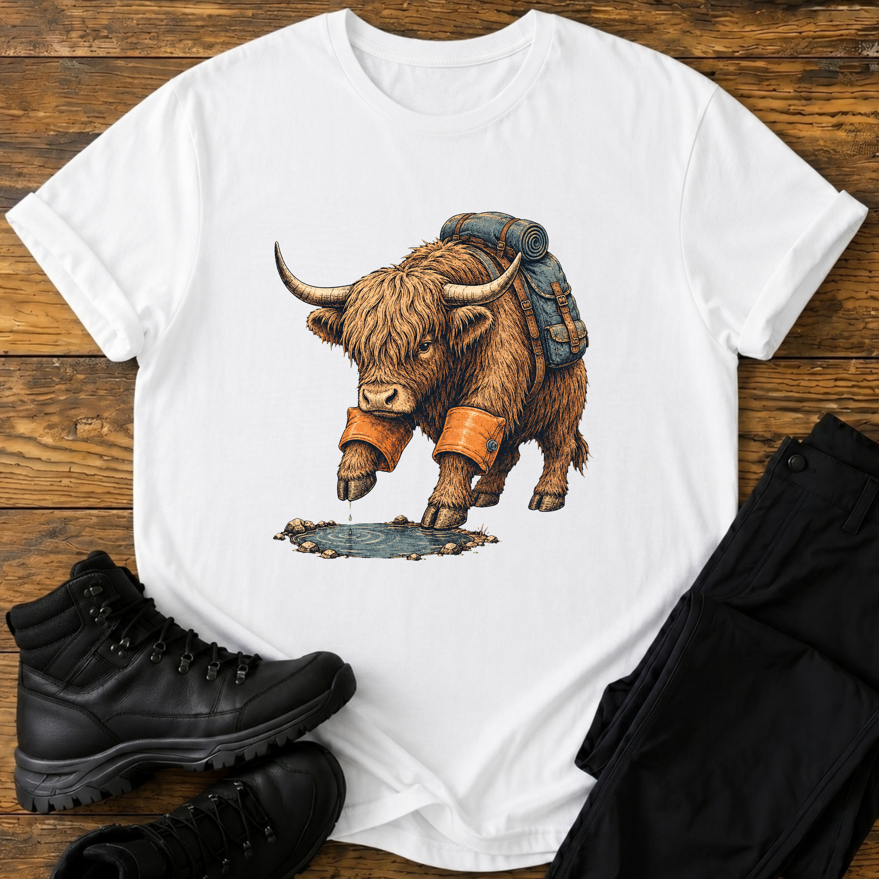 Der Hochland-Hiker T-Shirt