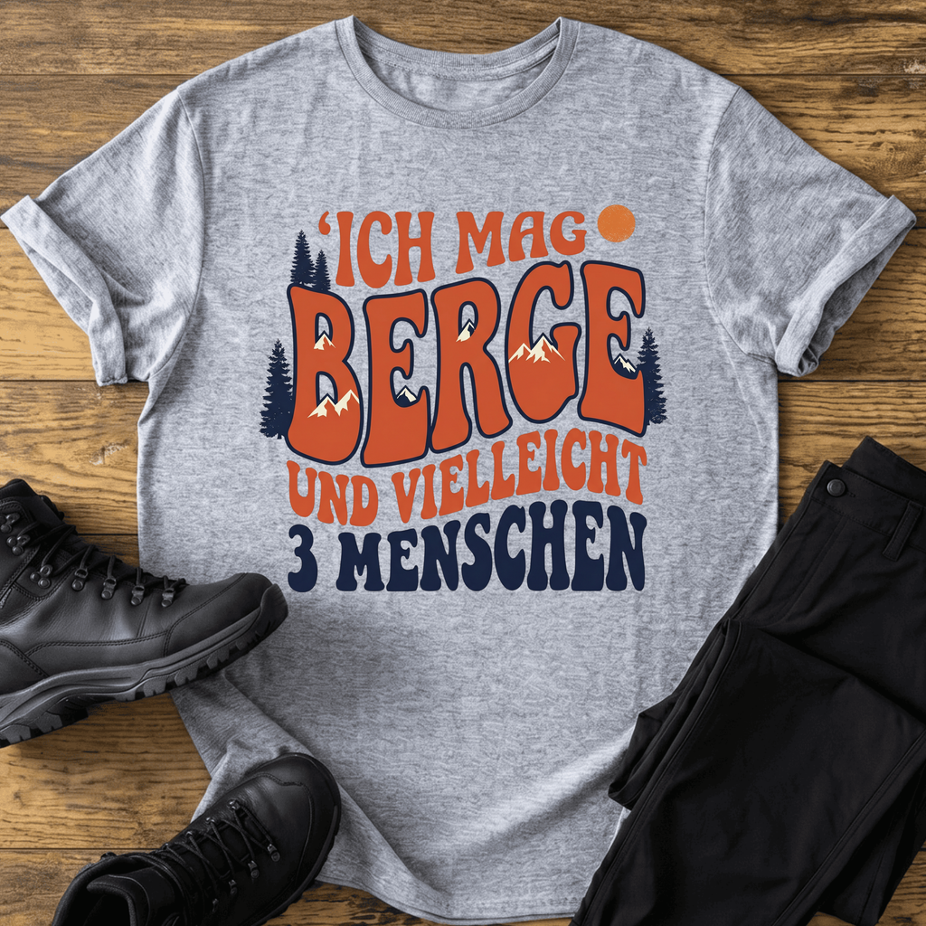 Ich mag Berge T-Shirt
