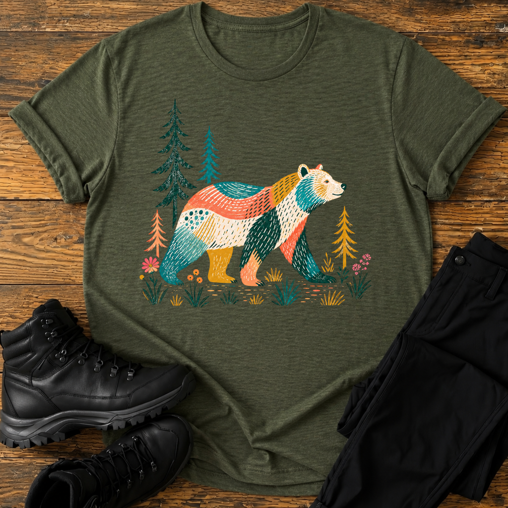 Bunter Bär T-Shirt