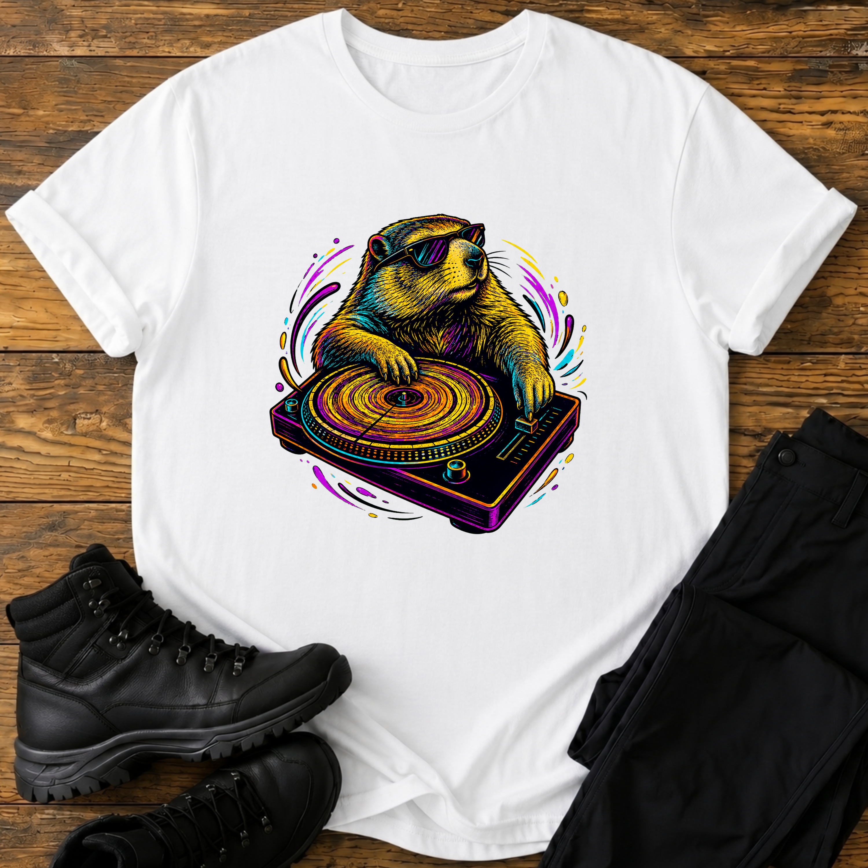 Murmeltier DJ T-Shirt