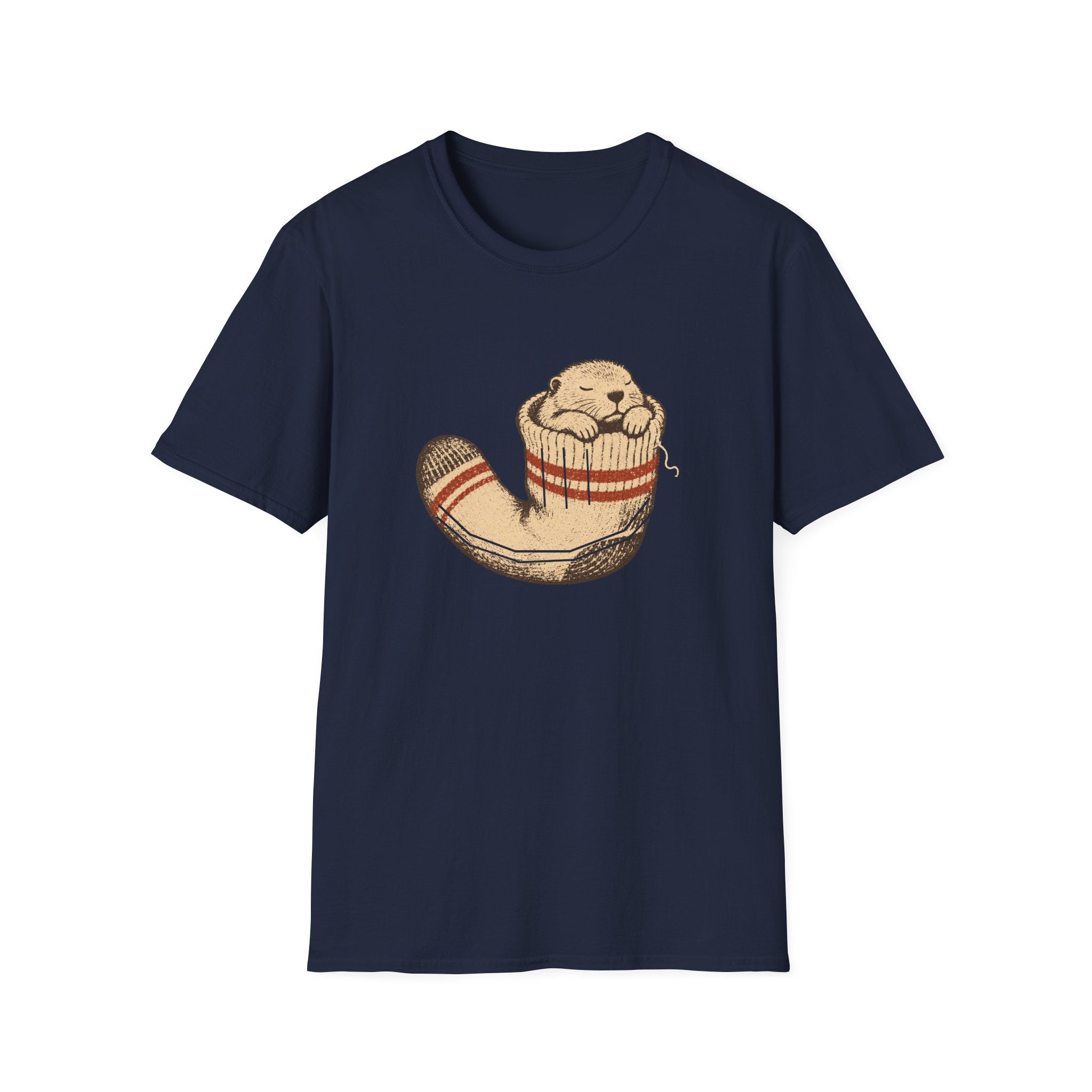 Murmeltier in Wandersocke T-Shirt