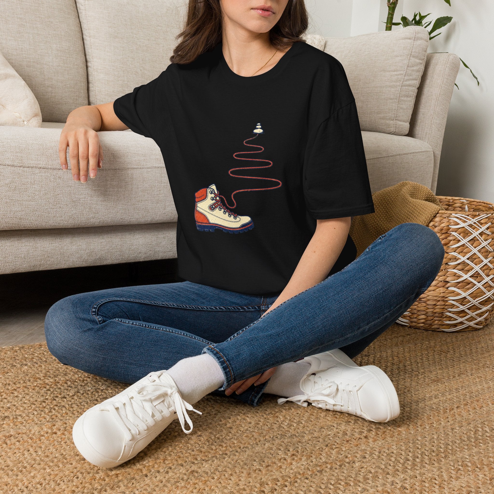 Schnürsenkel-Serpentinen  T-Shirt