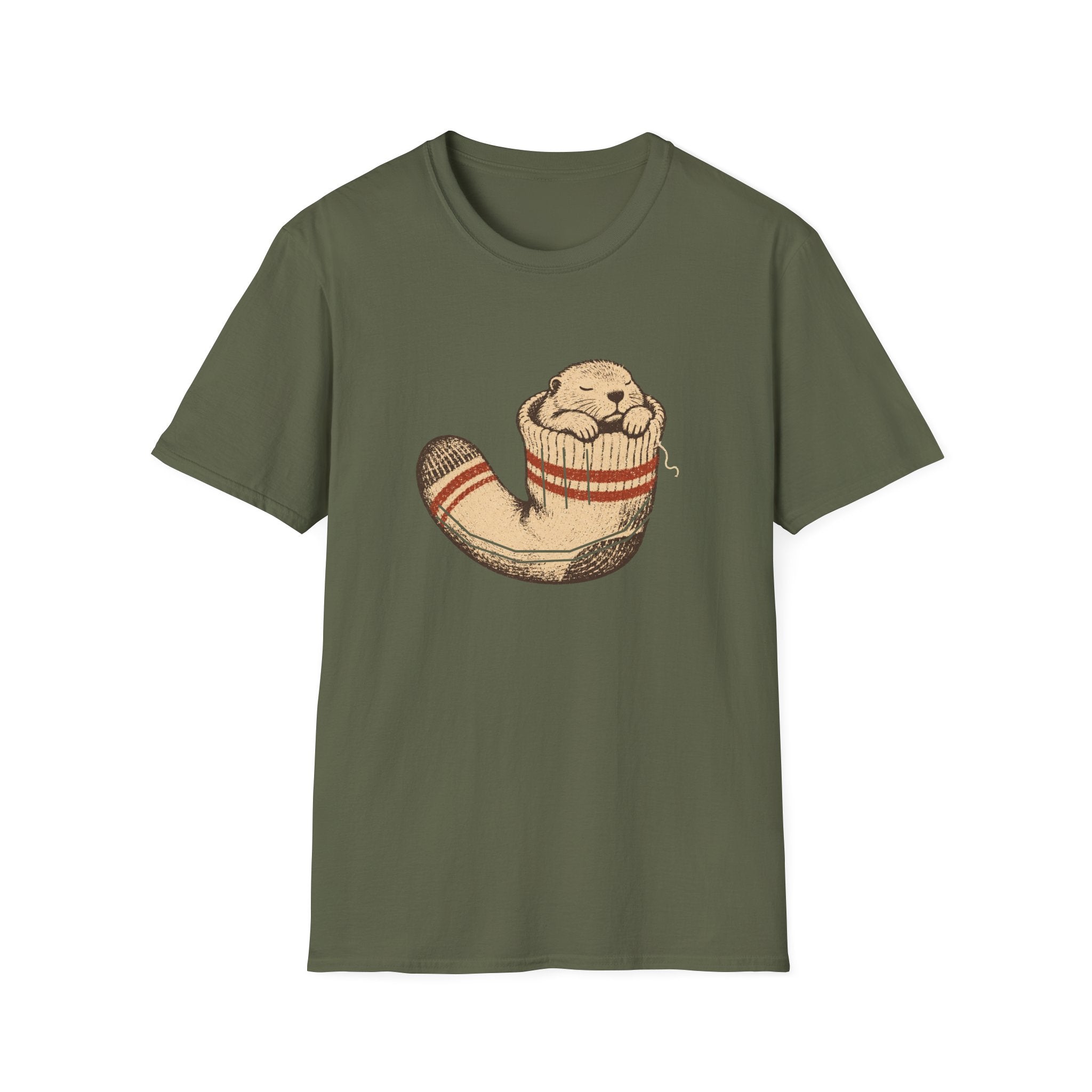 Murmeltier in Wandersocke T-Shirt