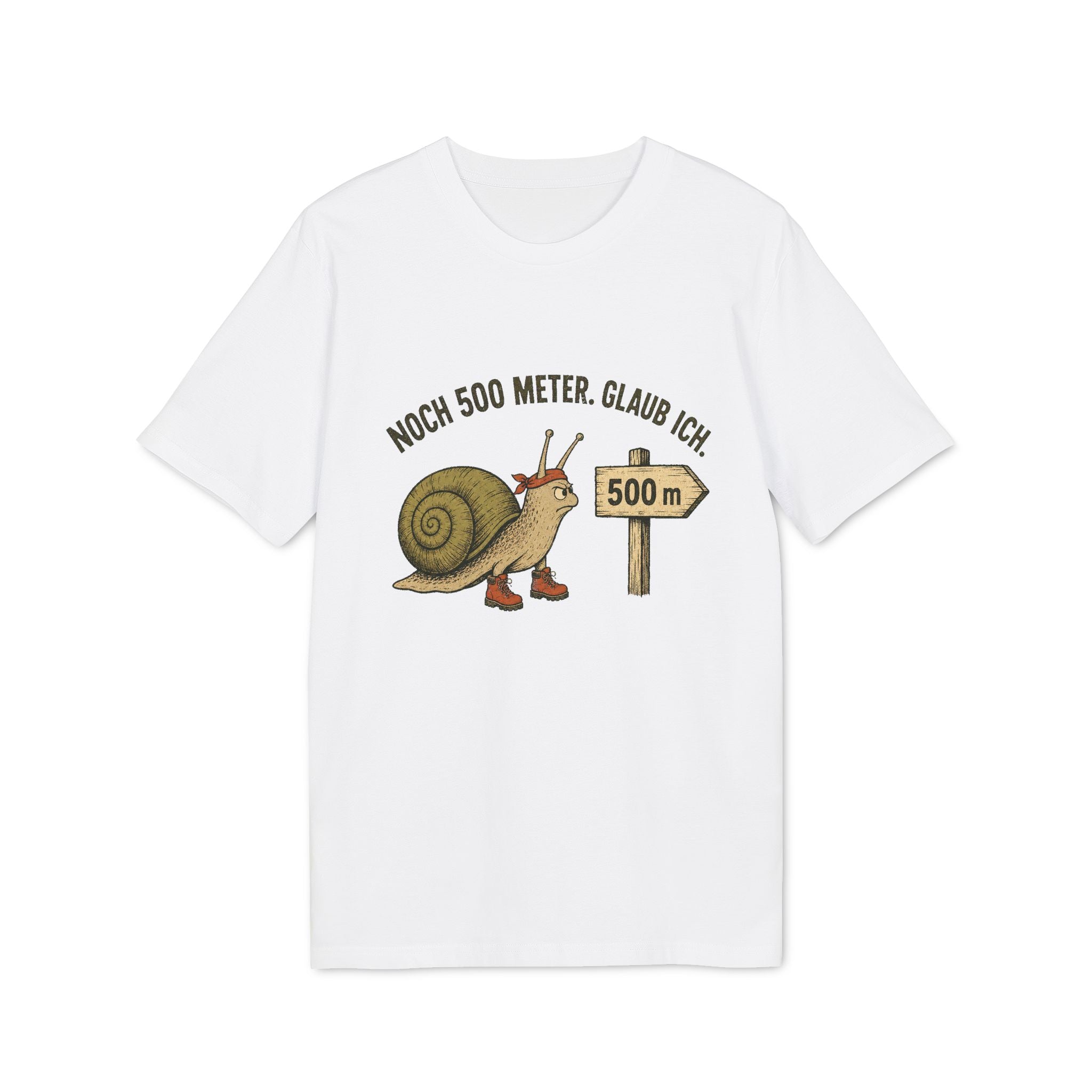 (Un)entschlossene Wanderschnecke T-shirt
