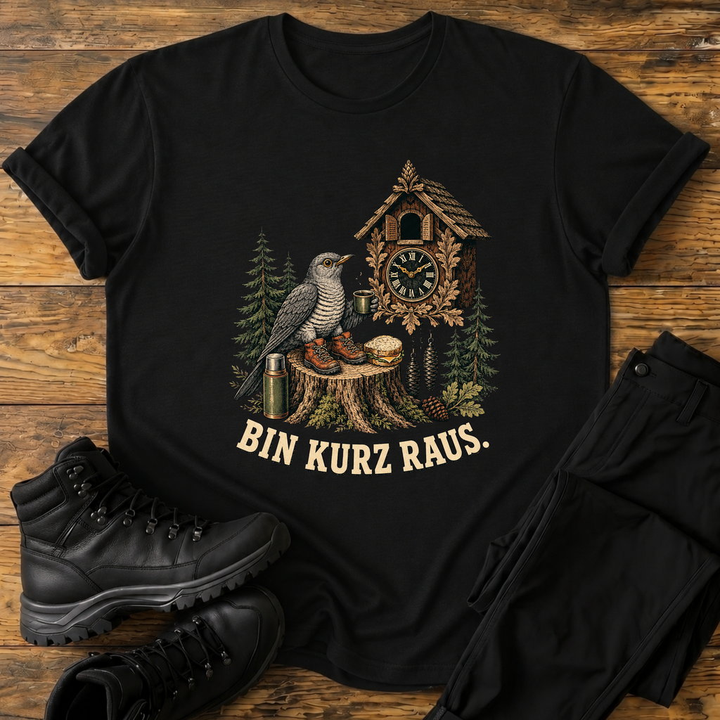 Bin kurz raus T-Shirt