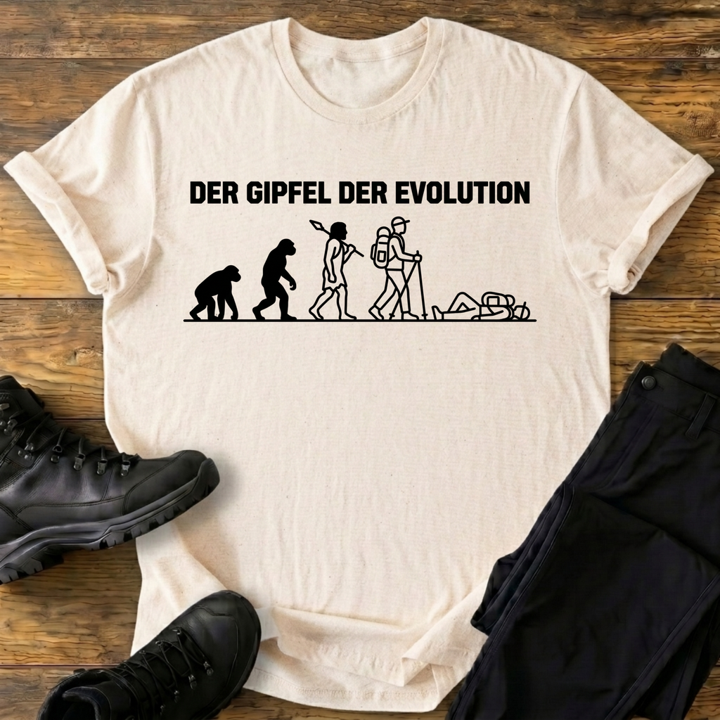 Der Gipfel der Evolution T-Shirt