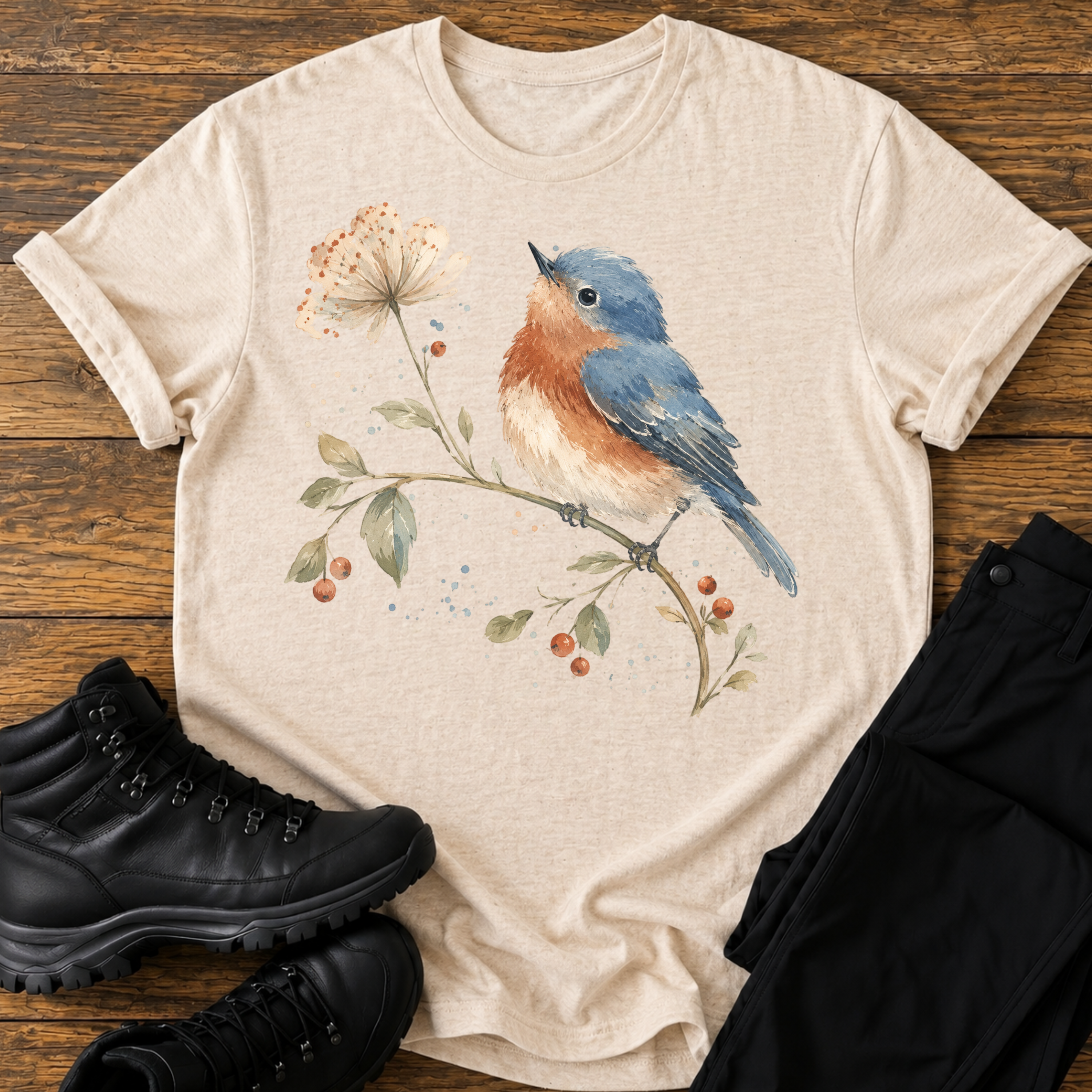Gefiederte Stille T-Shirt
