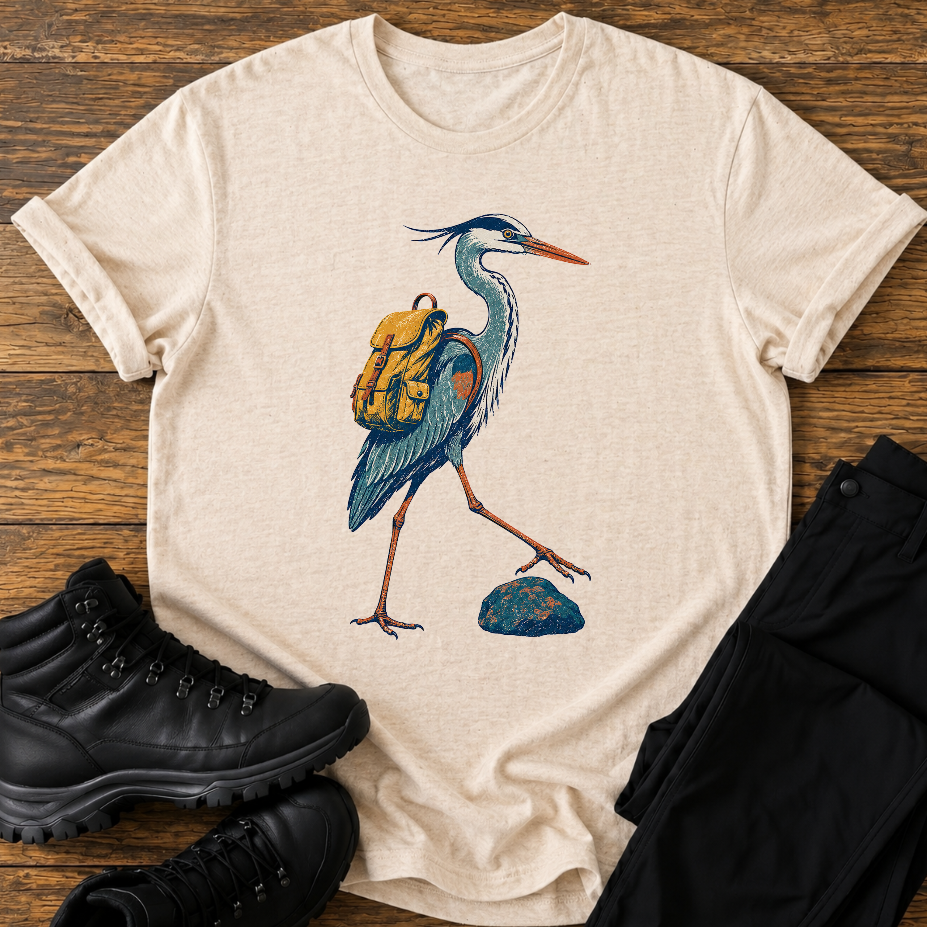 Rucksack statt Rückenwind T-Shirt
