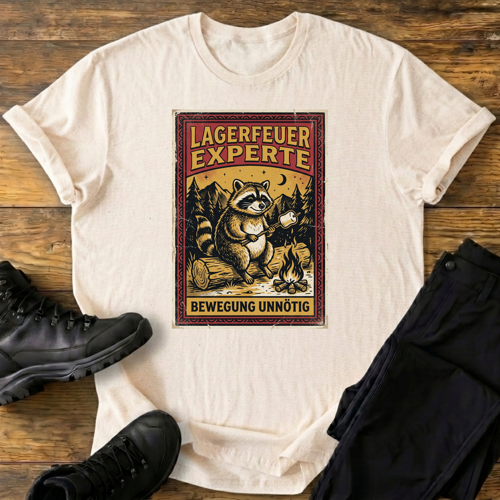Lagerfeuer-Experte T-Shirt