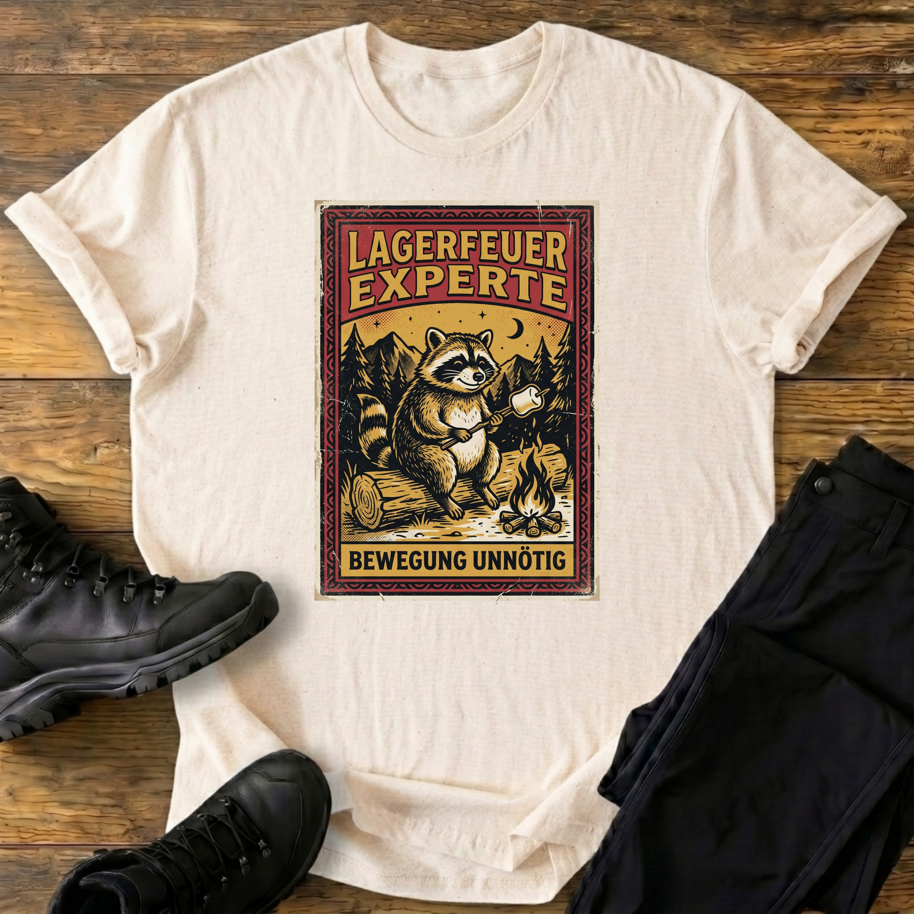 Lagerfeuer-Experte T-Shirt