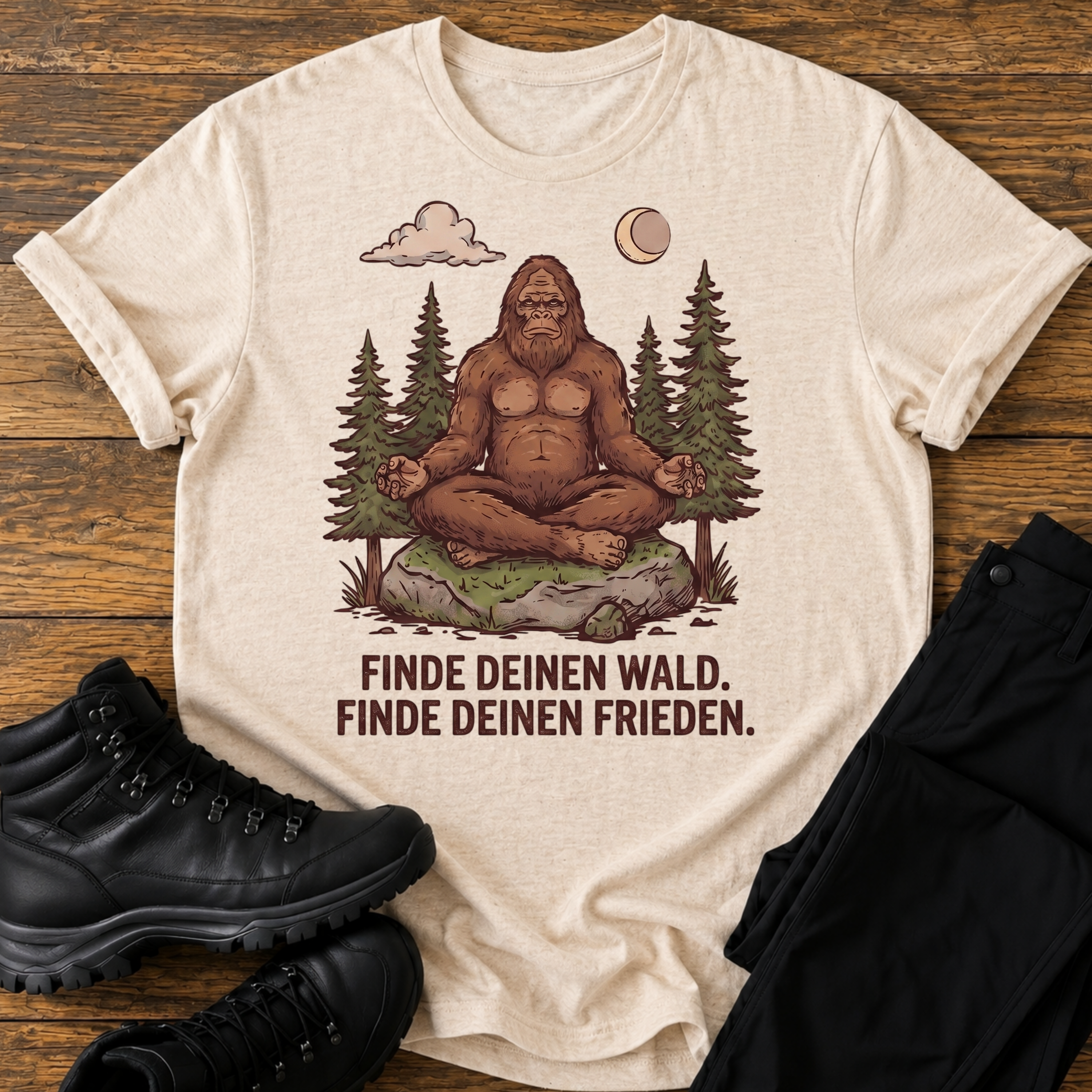 Finde deinen Wald, finde deinen Frieden T-Shirt