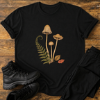 Herbstliche Waldpilze & Farn T-Shirt