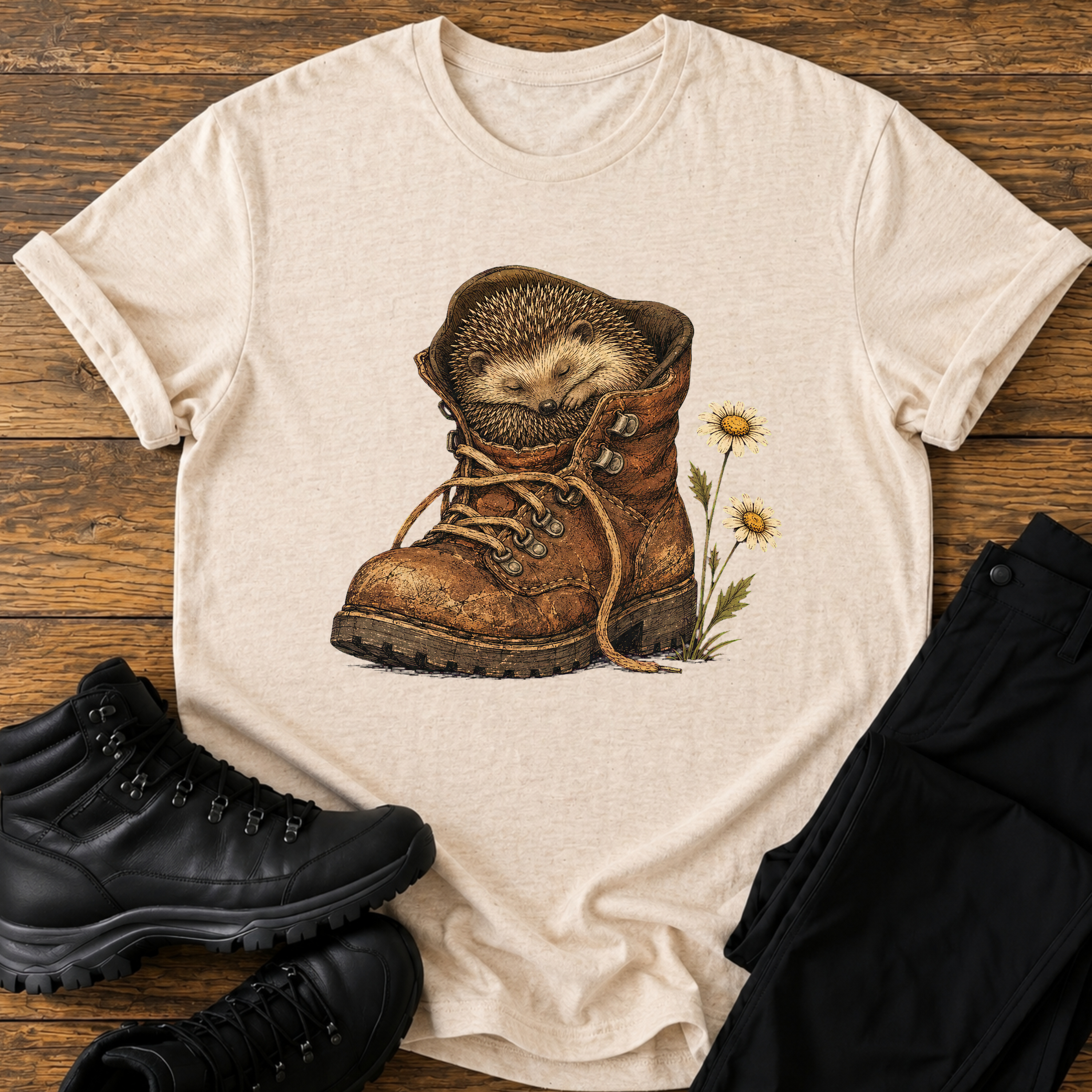 Das Stiefel-Bettchen T-Shirt