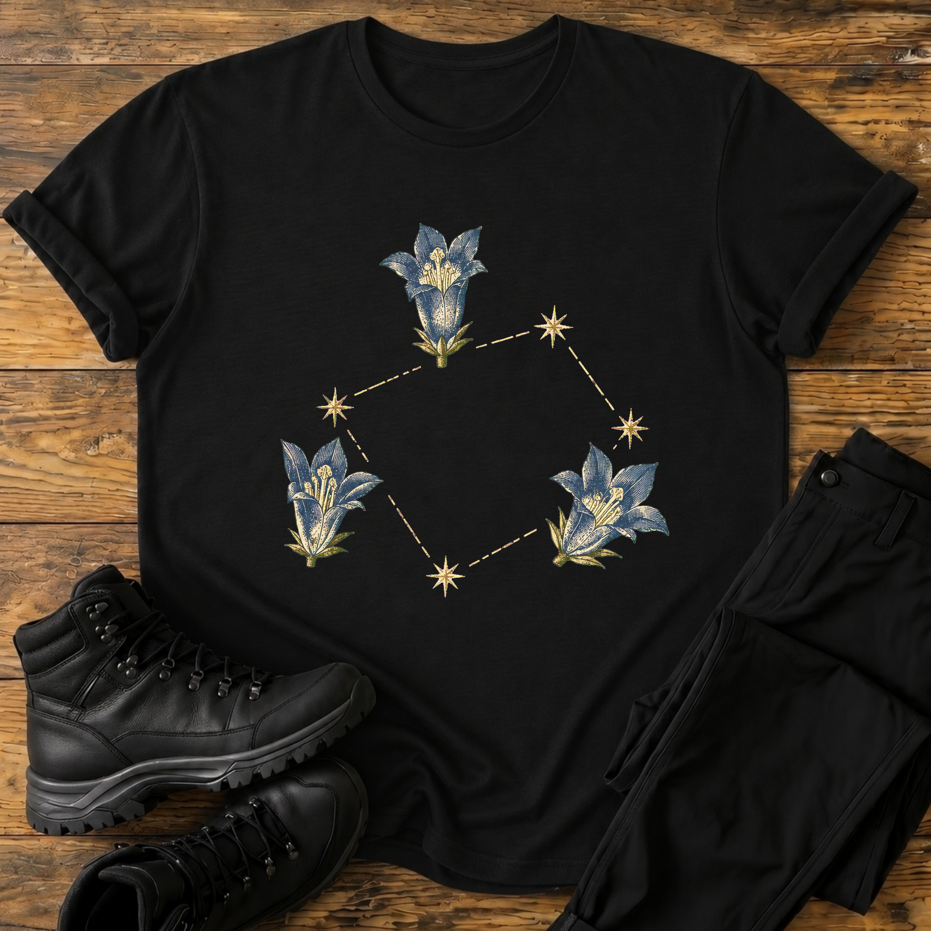 Blumen-Konstellation T-Shirt