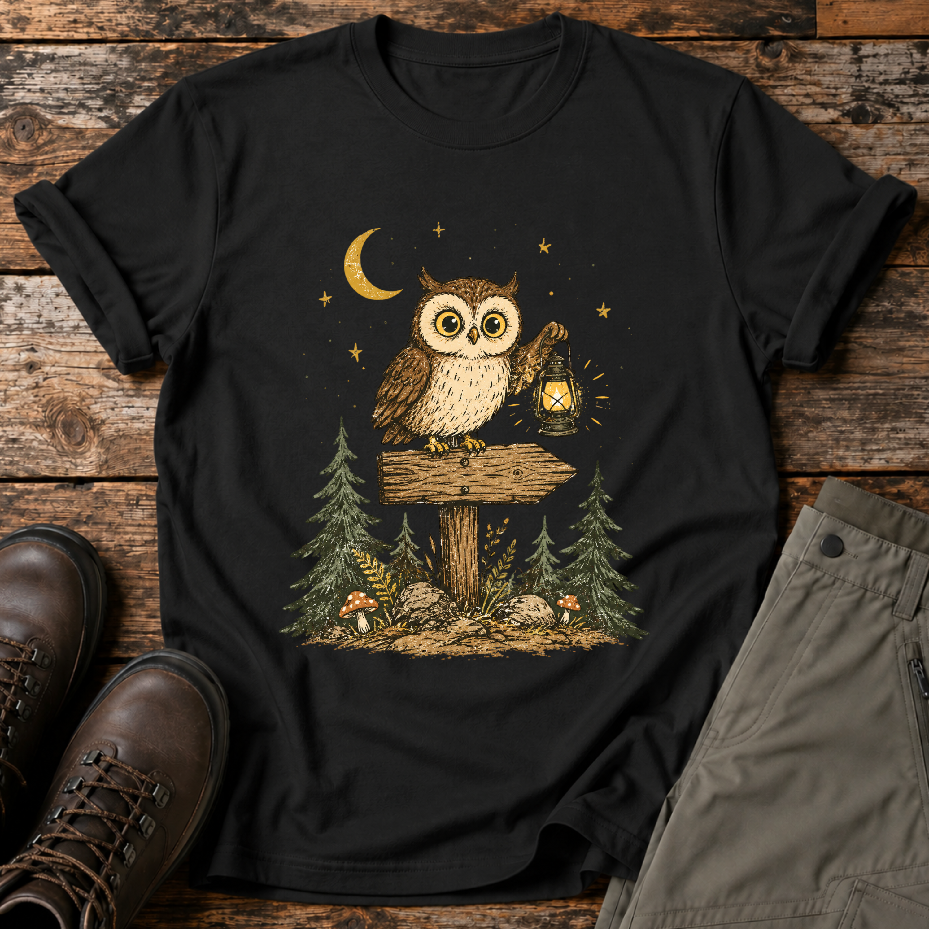 Wegweiser der Nacht T-shirt