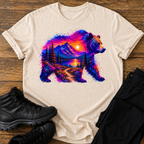 Der leuchtende Grizzly T-Shirt