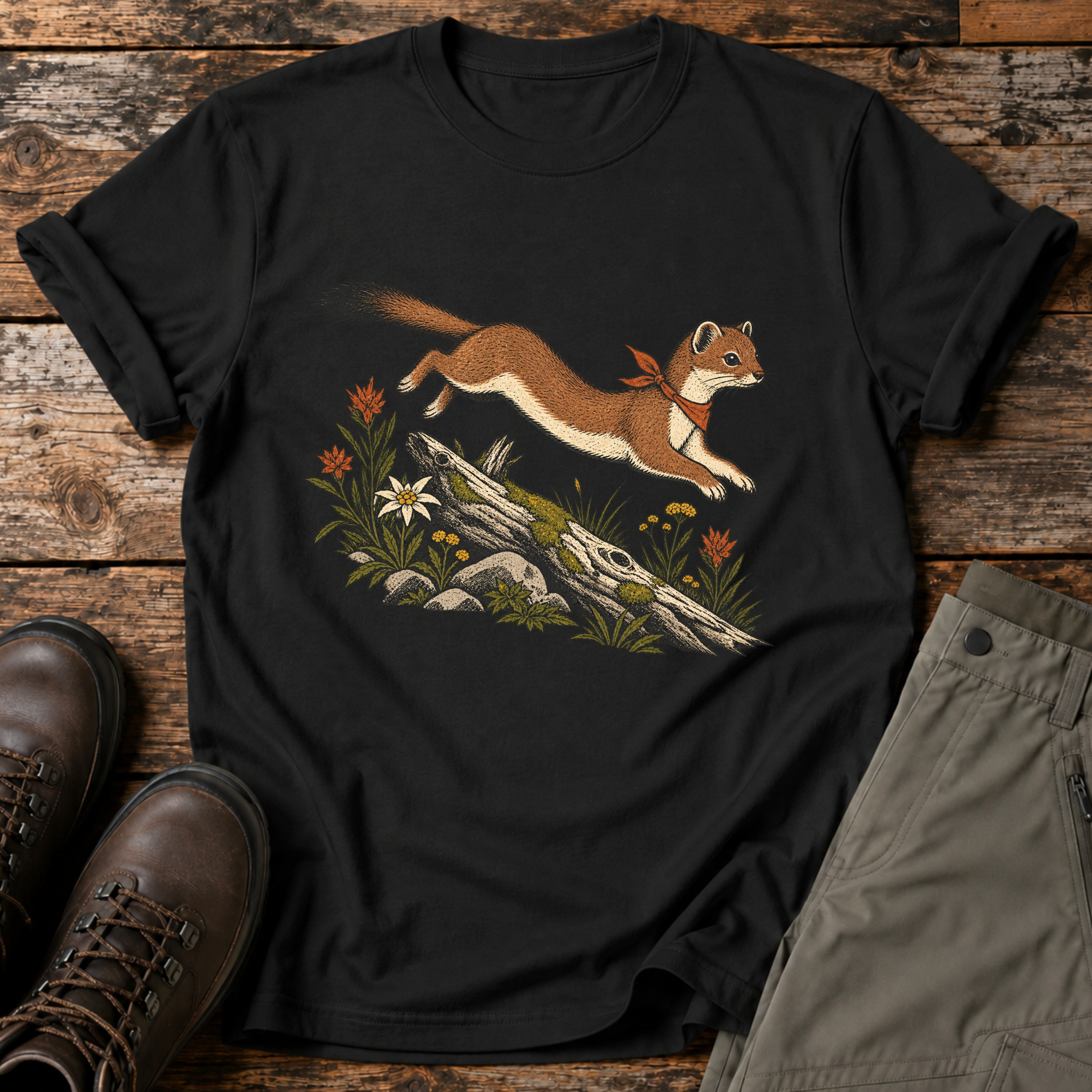 Waldläufer-Marder T-shirt