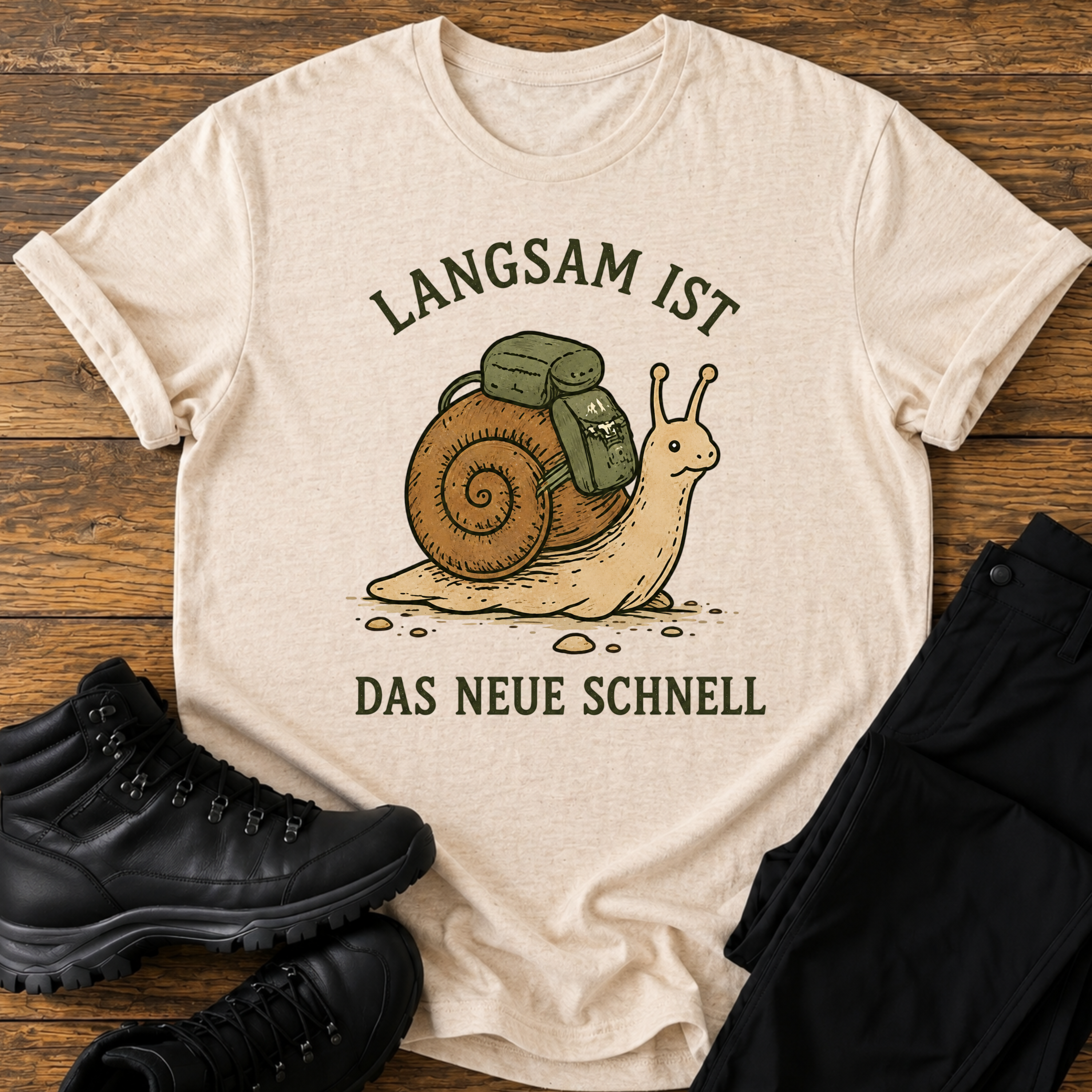 Langsam ist das neue Schnell T-Shirt