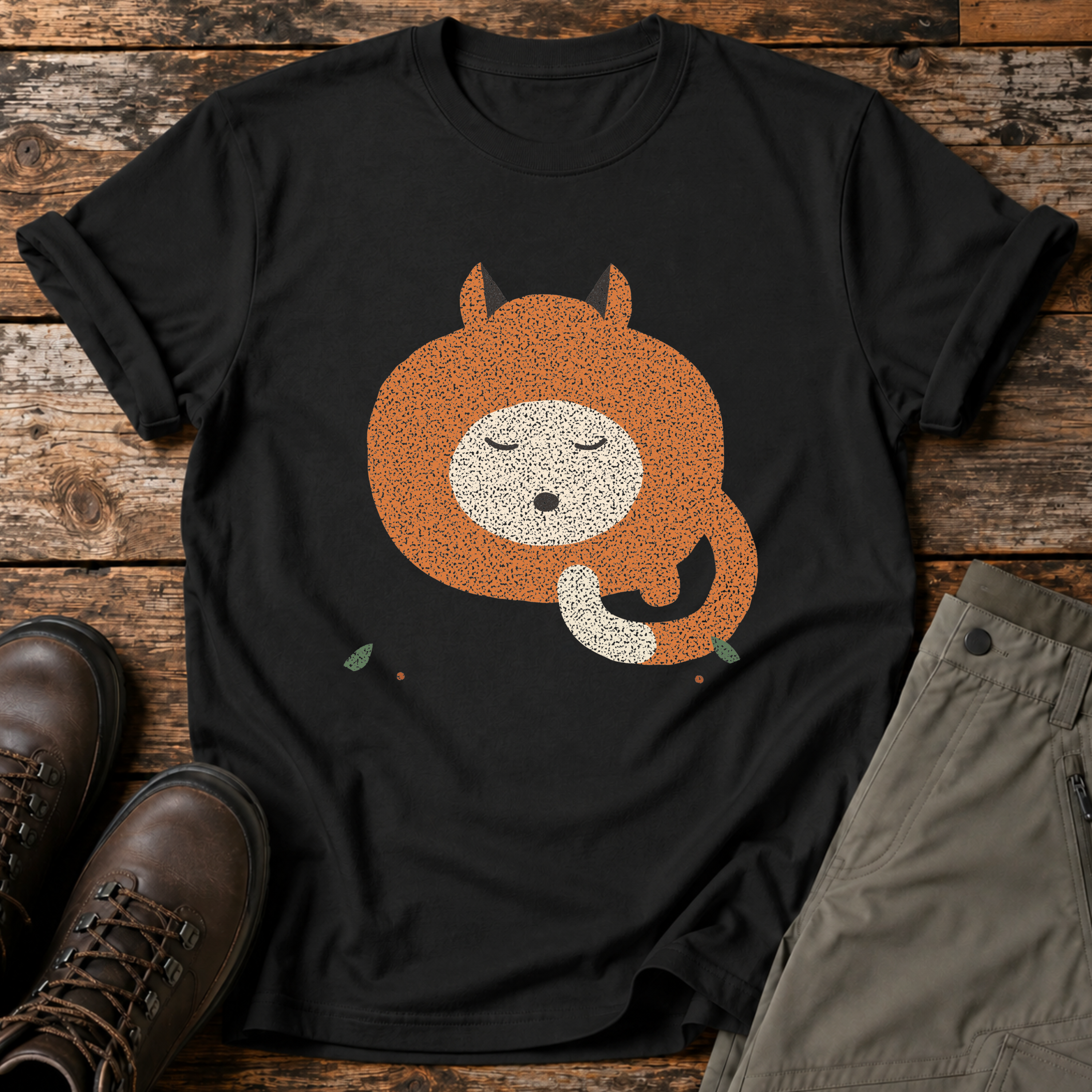 Schalfender Fuchs T-shirt