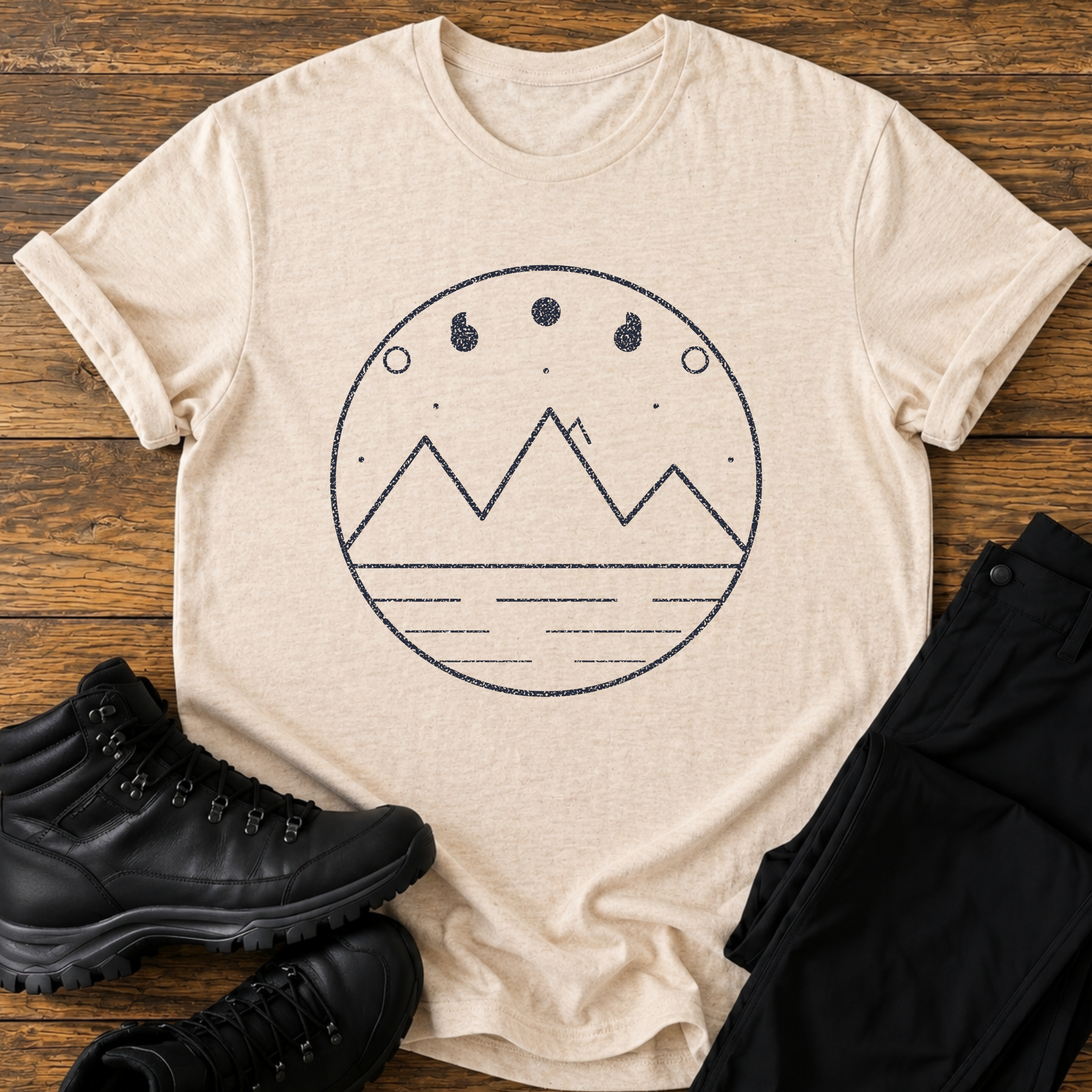 Bergsee bei Nacht T-Shirt