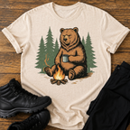 Bär am Lagerfeuer T-Shirt