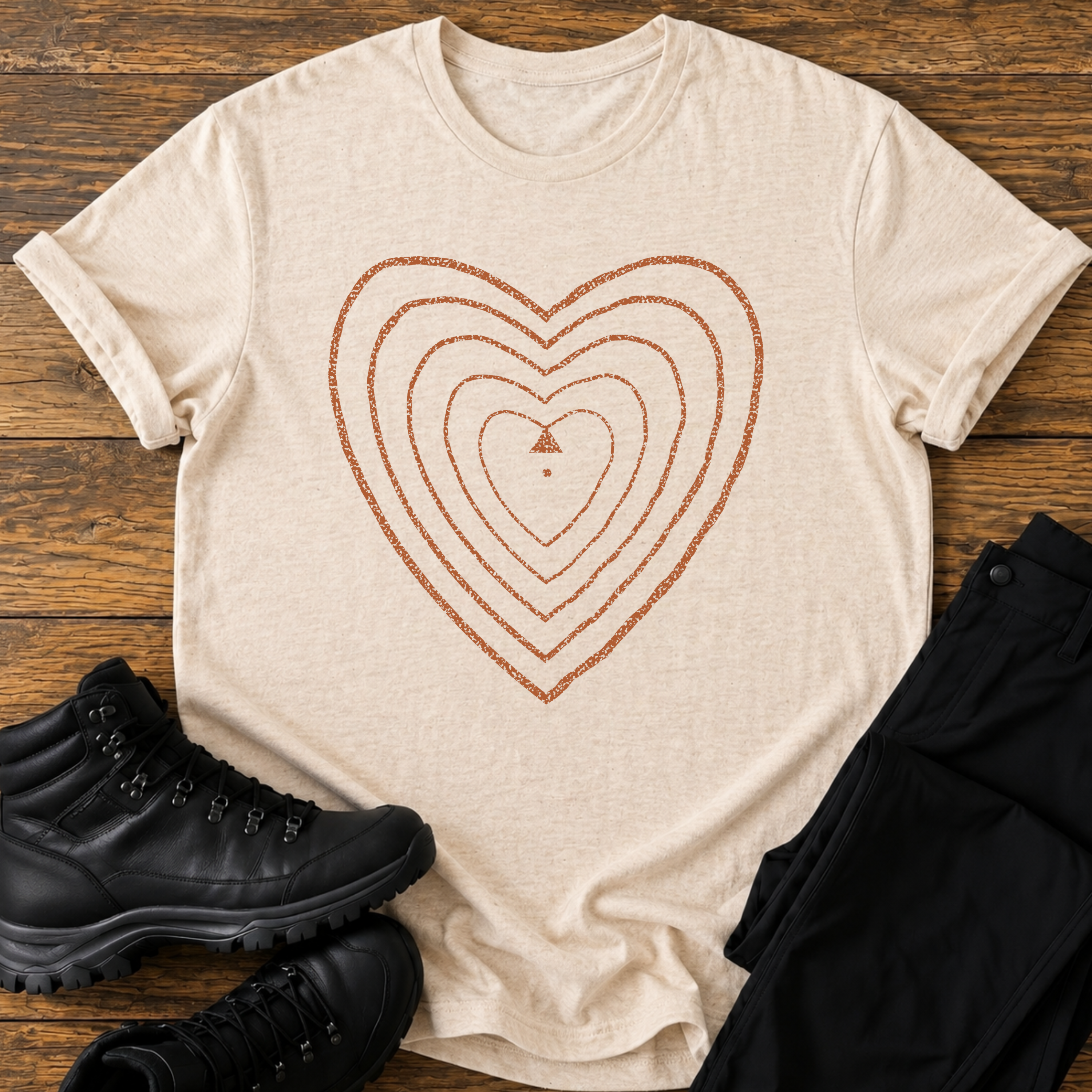 Herz-Echo T-Shirt