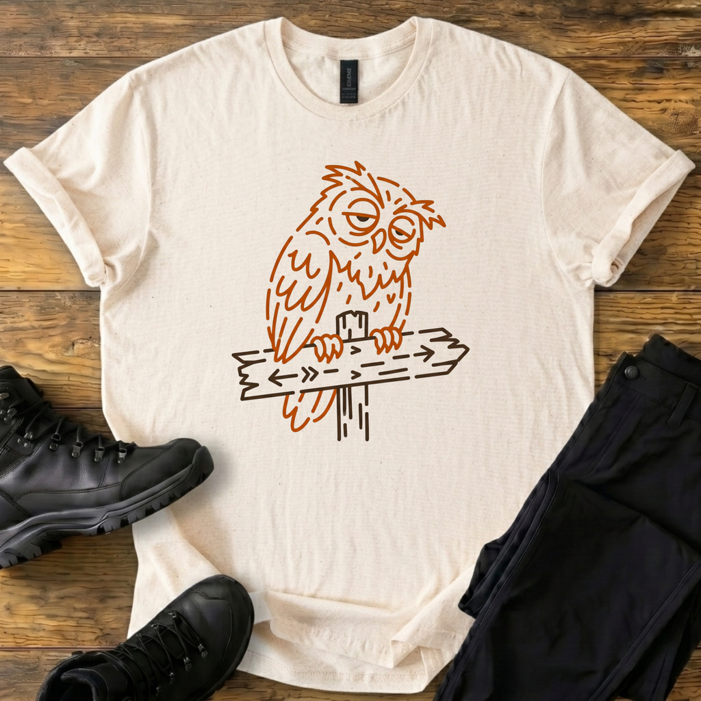 Müde Eule T-Shirt