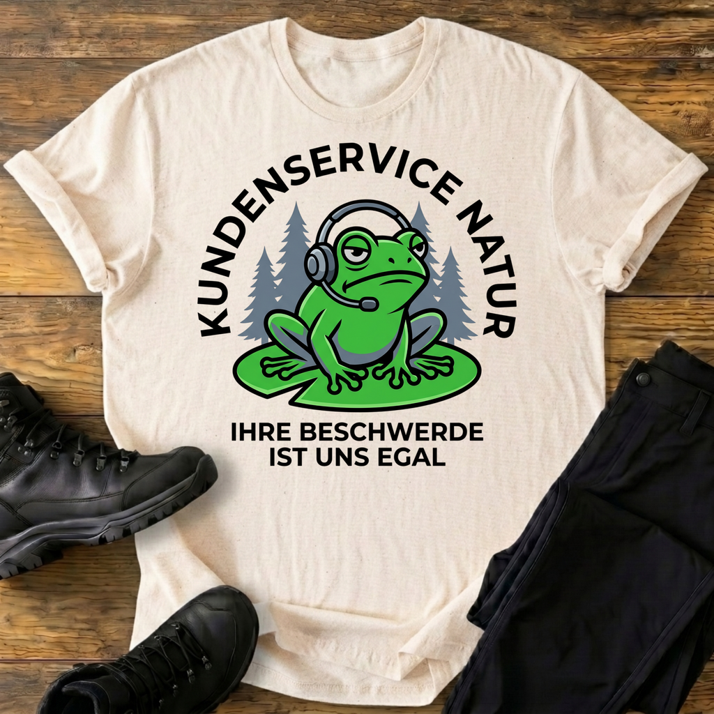Kundenservice Natur T-Shirt