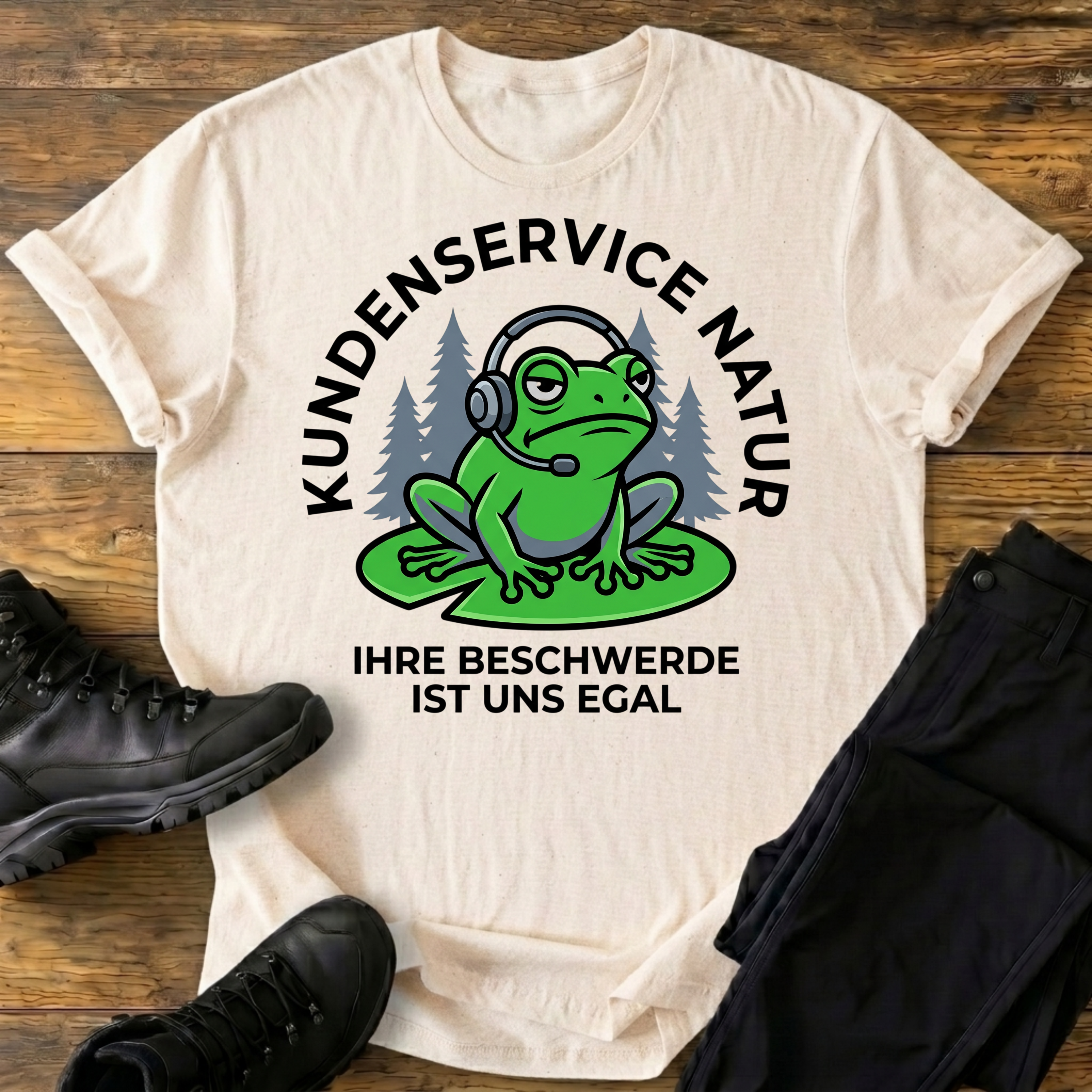 Kundenservice Natur T-Shirt