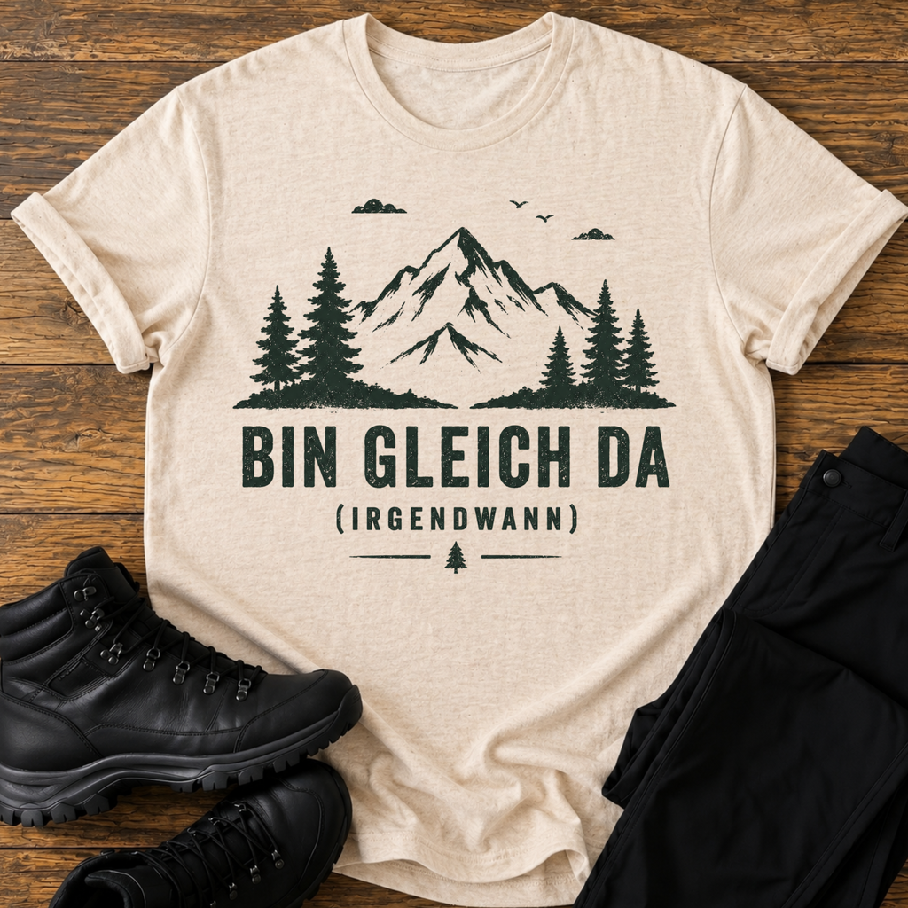 Bin gleich da T-Shirt