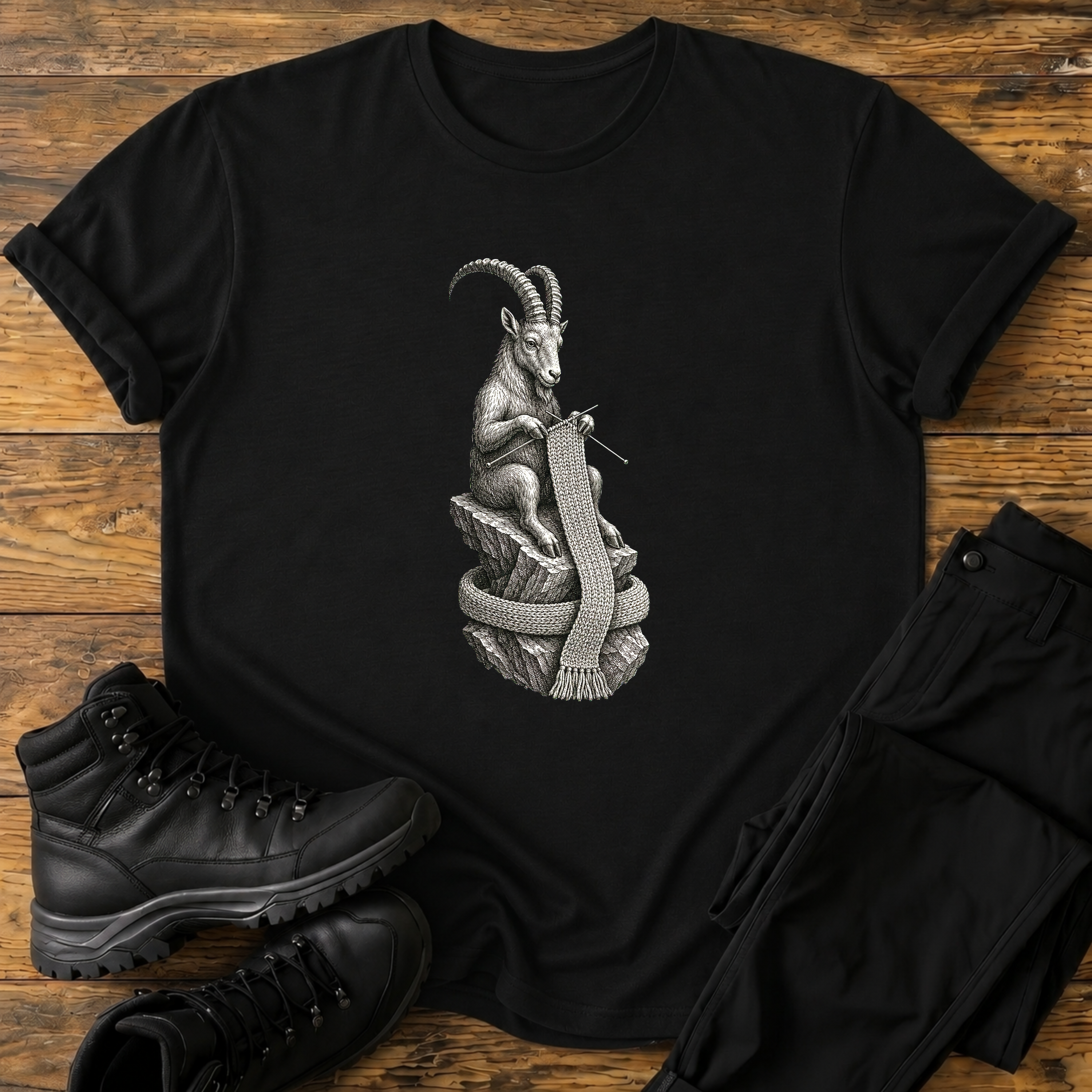 Strickbock T-Shirt