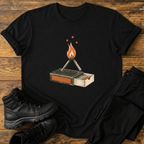 Streichholz-Feuer T-Shirt