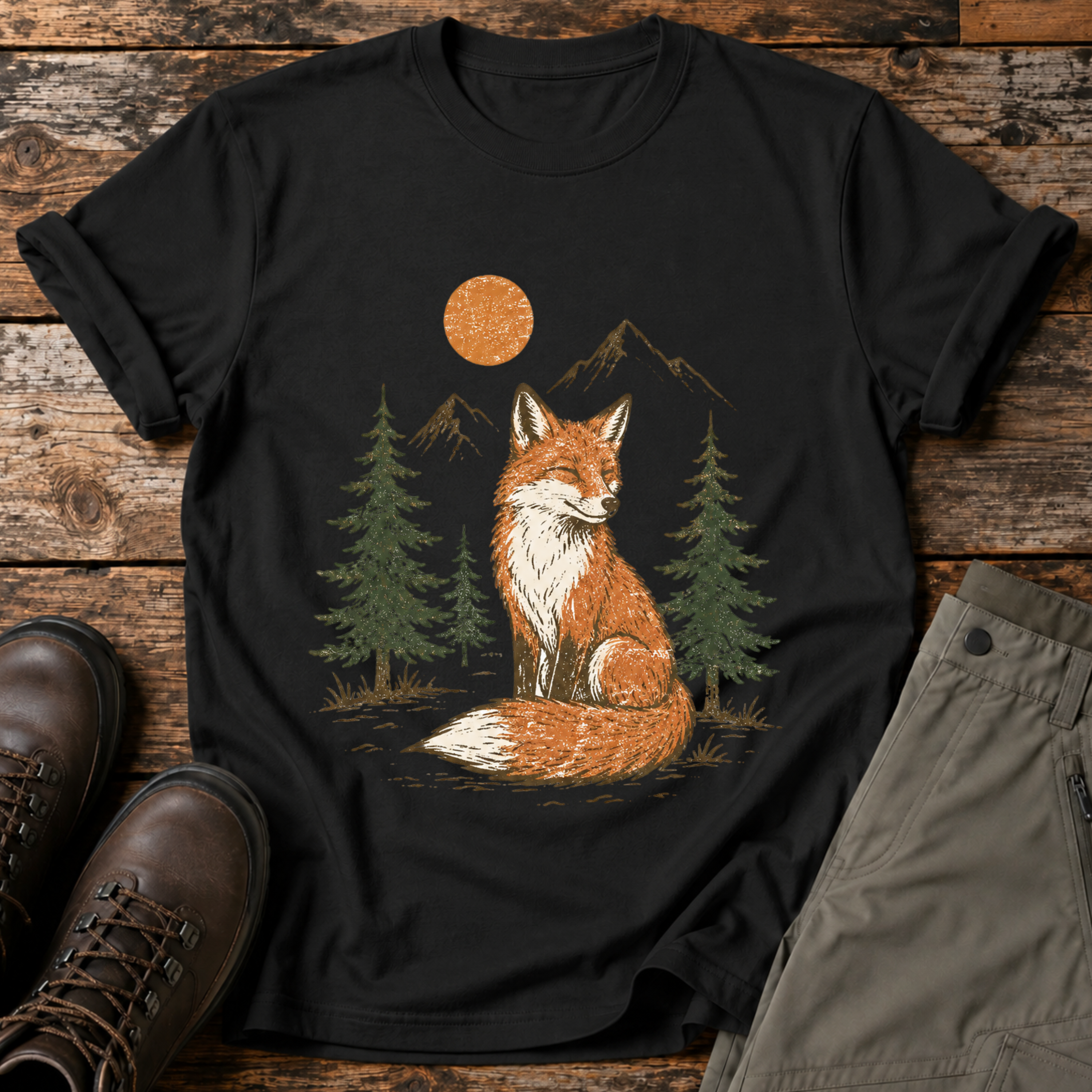 Rast im Abendrot T-shirt