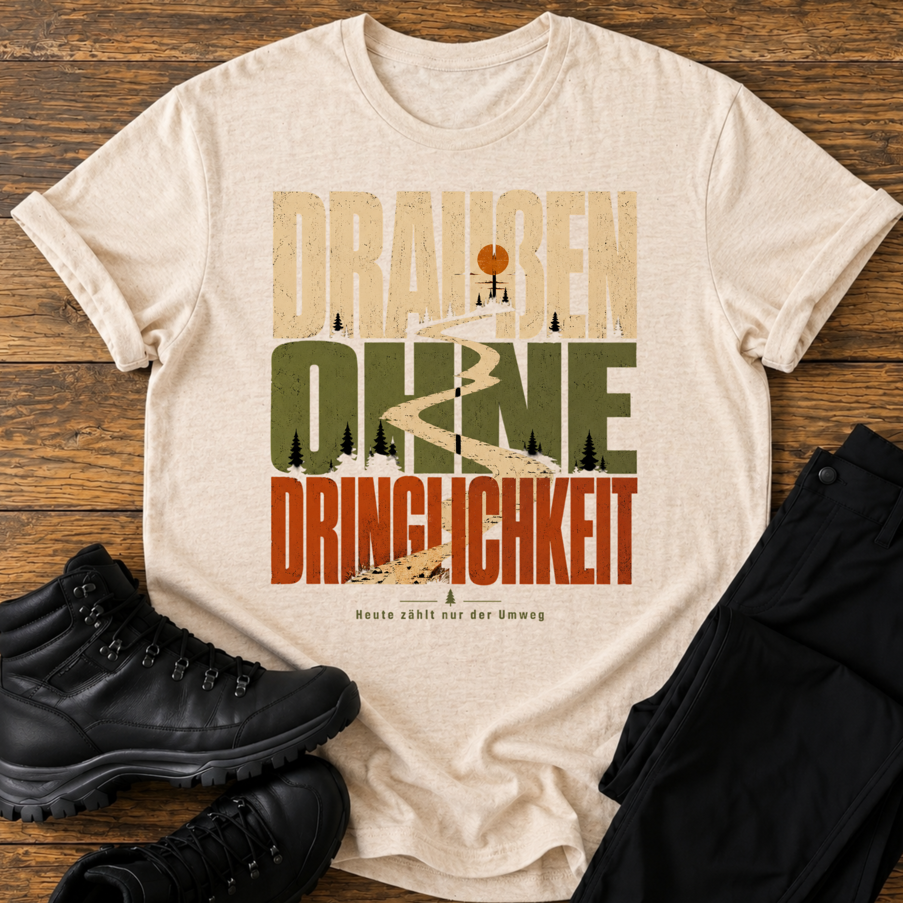 Draußen ohne Dringlichkeit T-Shirt