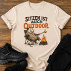 Sitzen ist auch outdoor T-Shirt