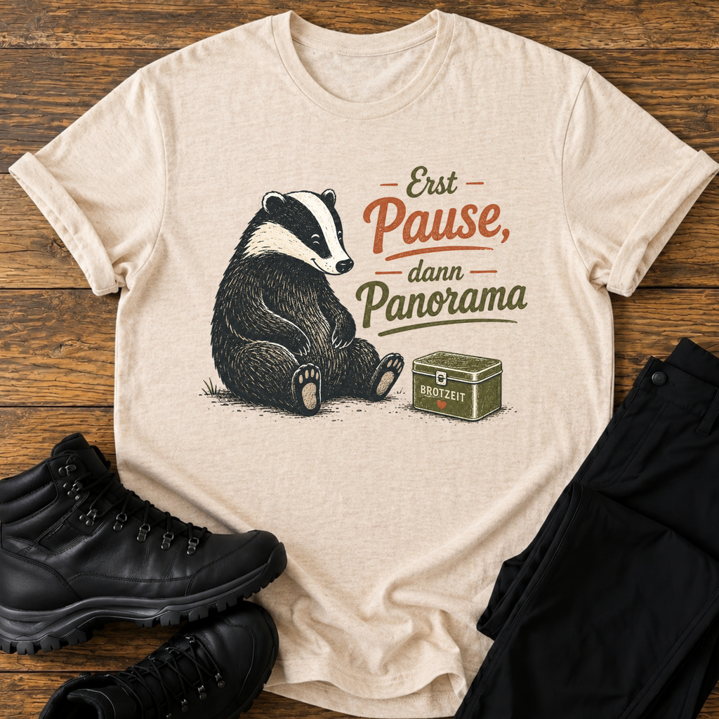 Erst Pause, dann Panorama T-Shirt