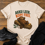 Akku Leer, Kopf frei T-Shirt