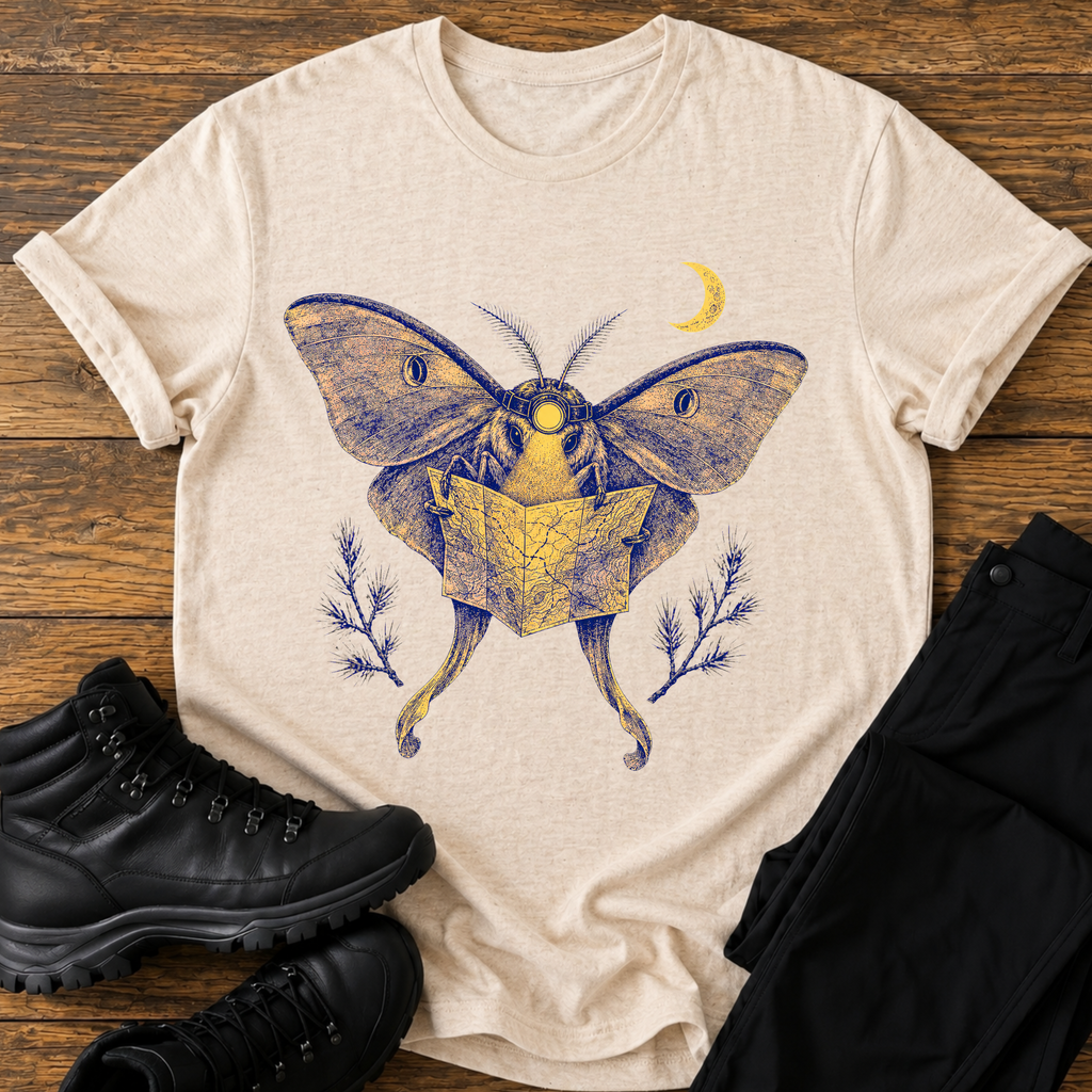 Nachtfalter Stirnlampe T-Shirt