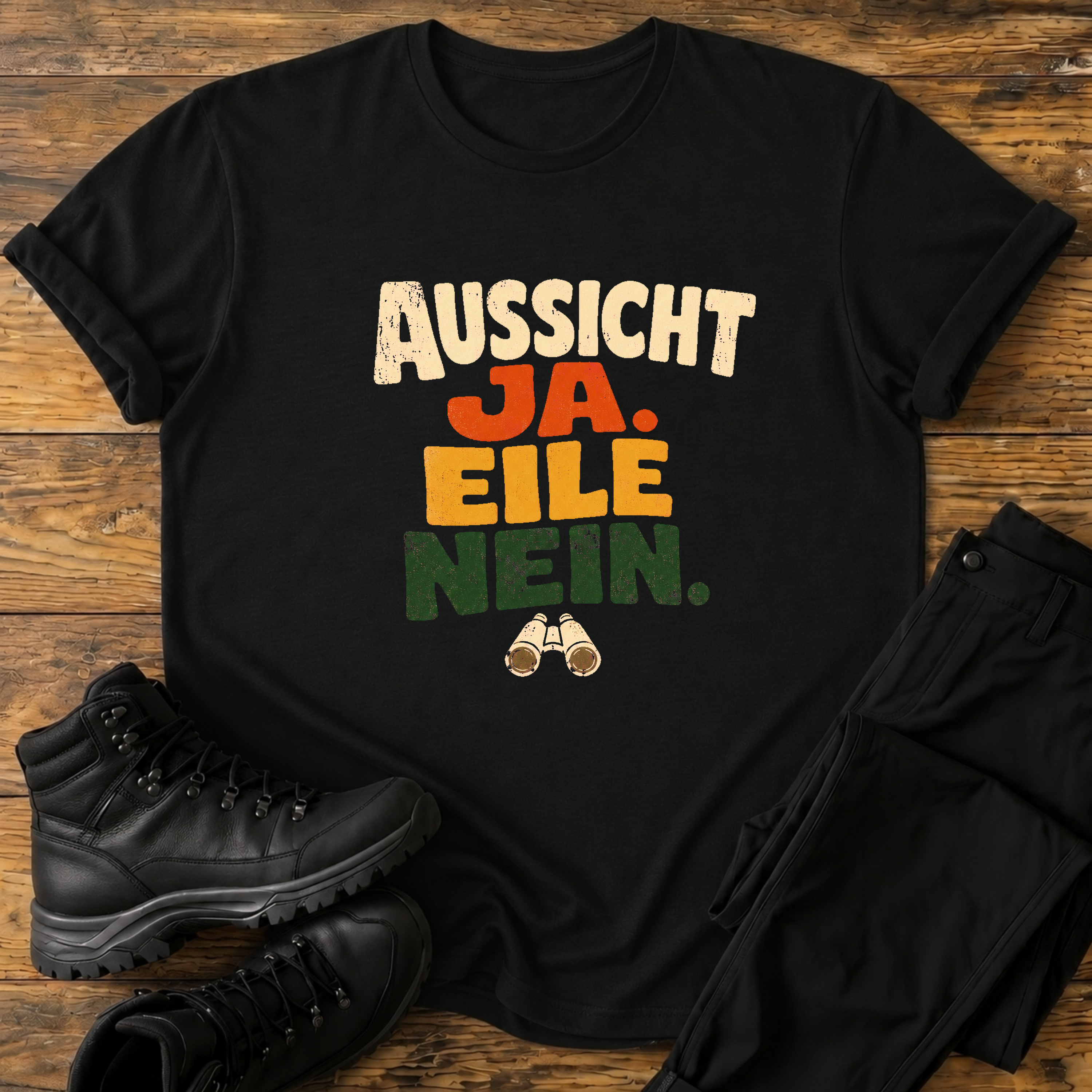 Aussicht ja. Eile nein T-Shirt