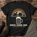 Berge. Sonne. Bier T-shirt