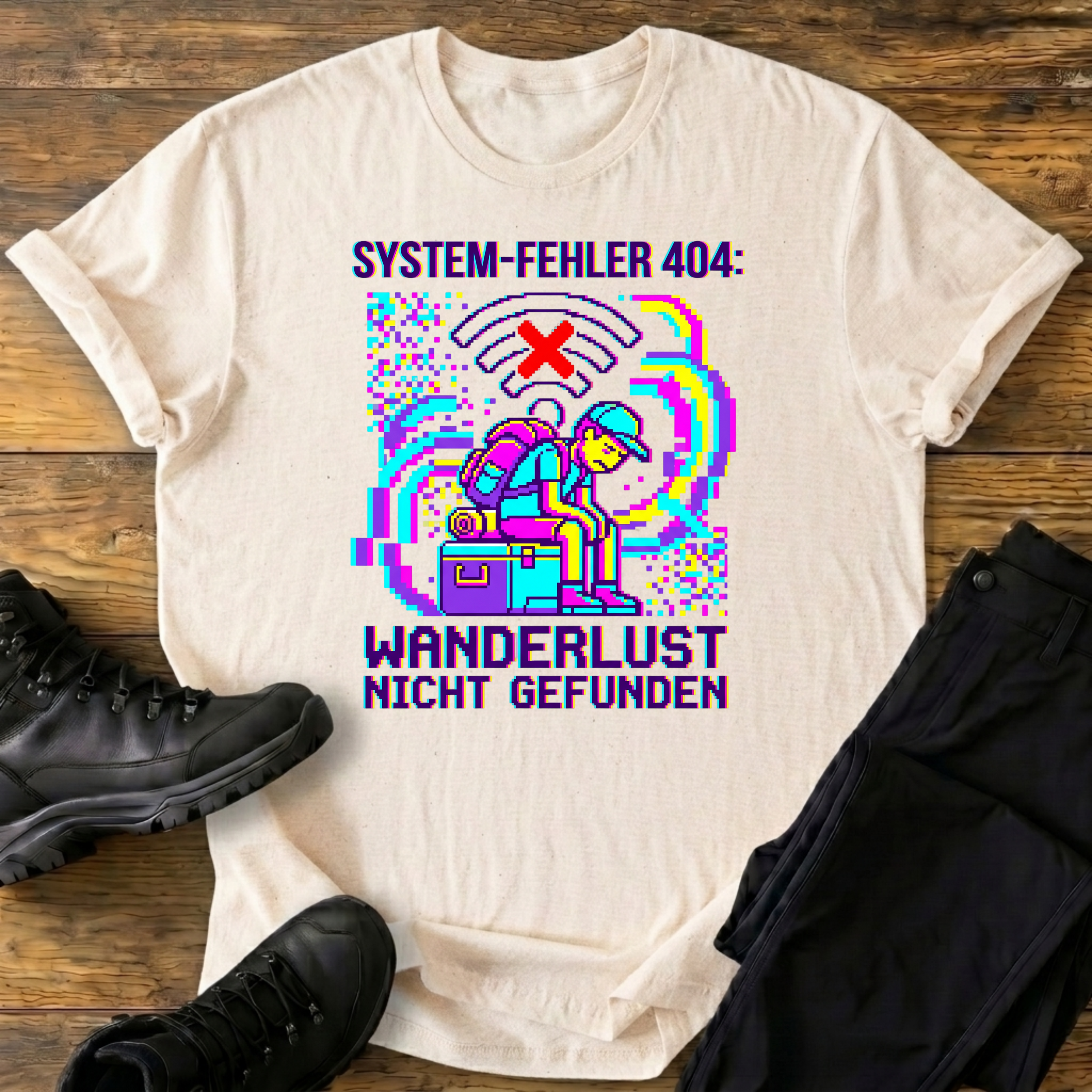Wanderlust nicht gefunden T-Shirt