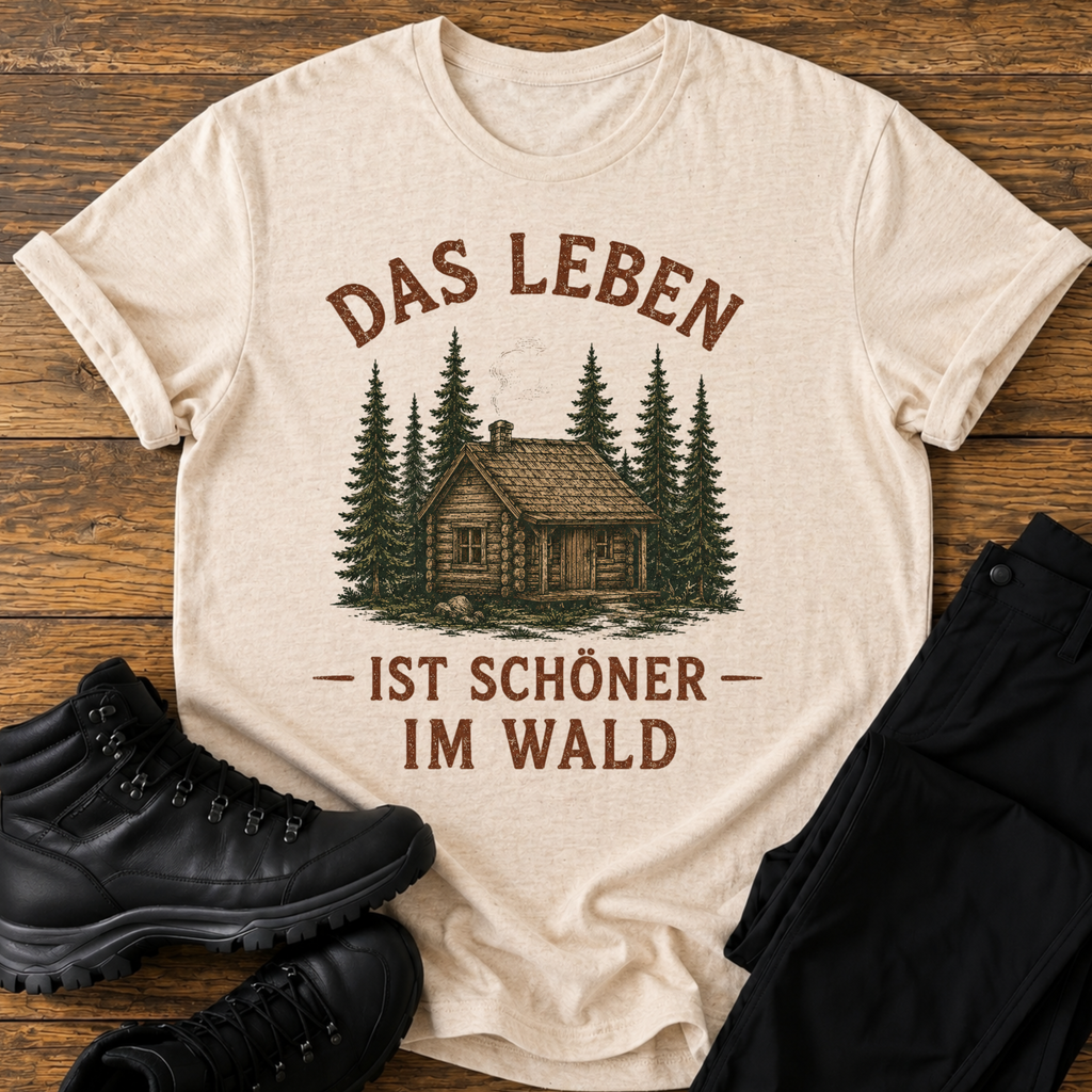Das Leben ist schöner im Wald T-Shirt
